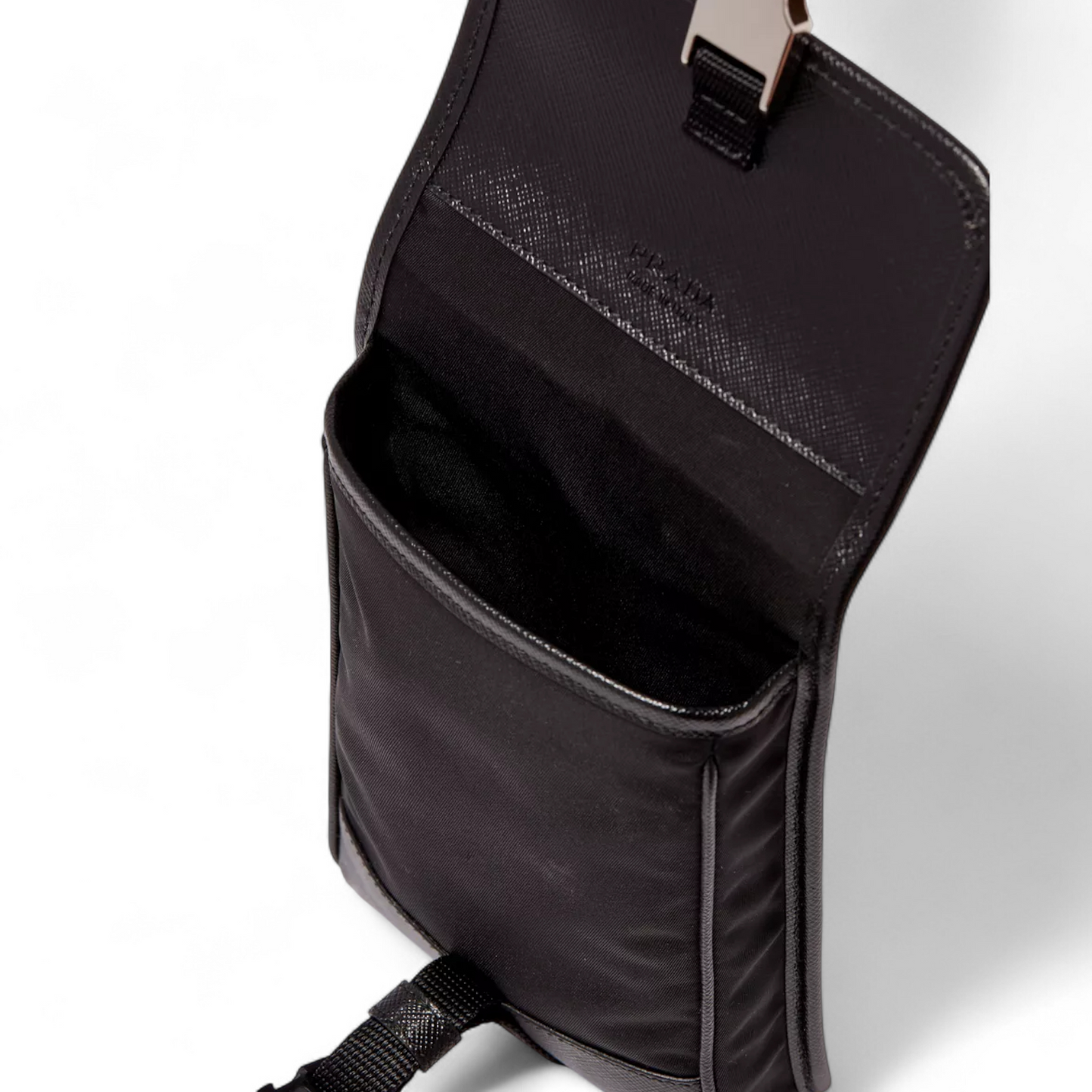 PRADA RE-NYLON BLACK CROSSBODY BLACK SMARTPHONE CASE