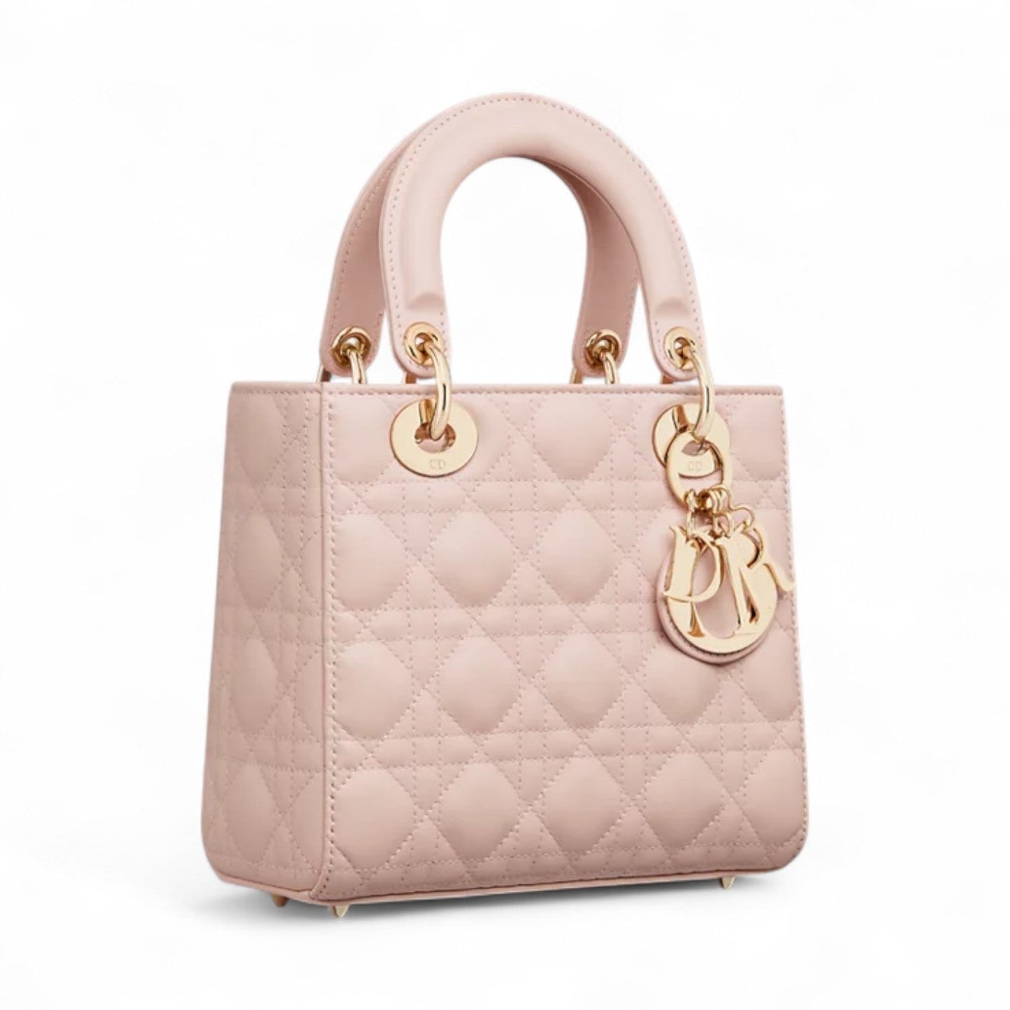 DIOR SMALL LADY LIGHT PINK BAG