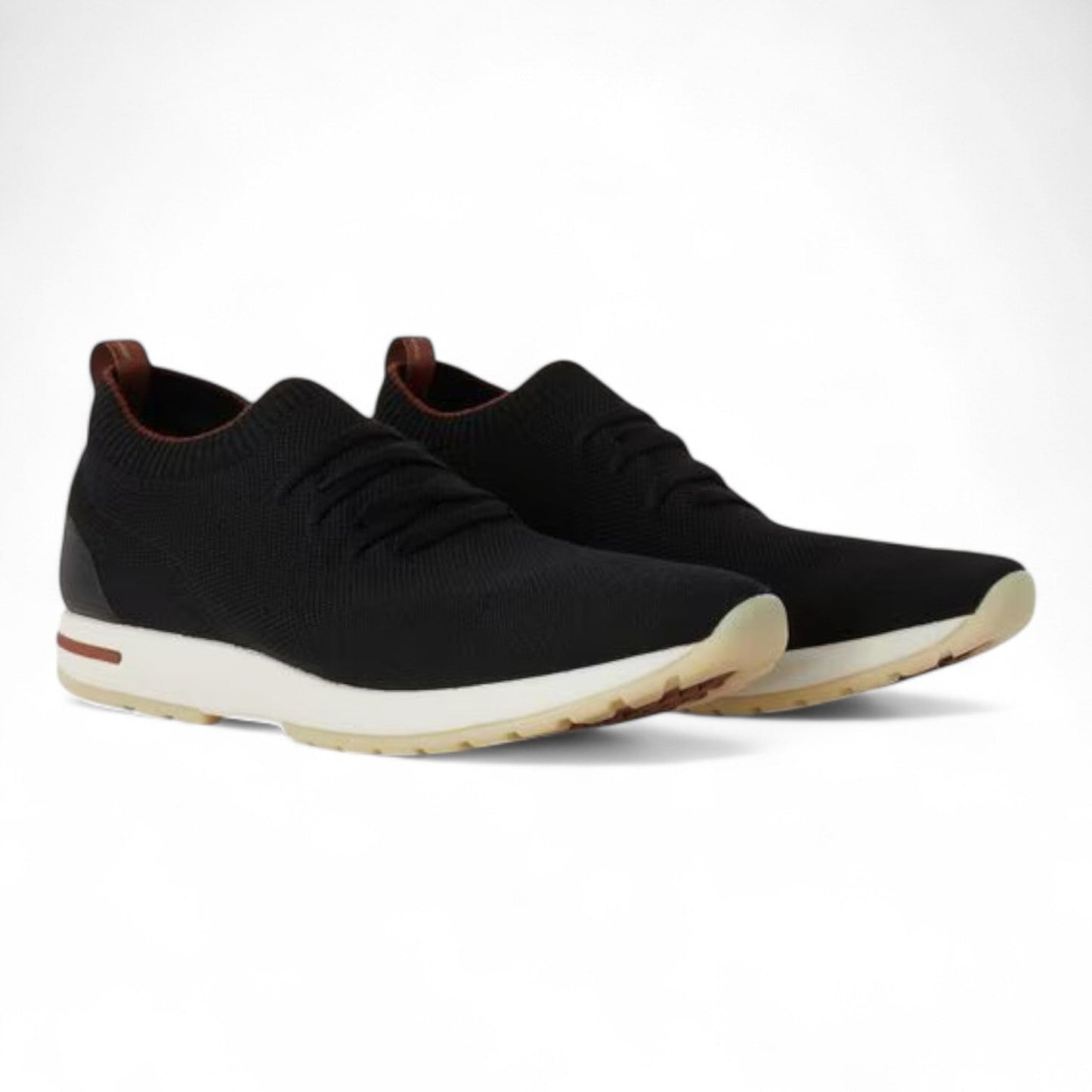 LORO PIANA 360 LP FLEXY WALK MEN BLACK SNEAKER