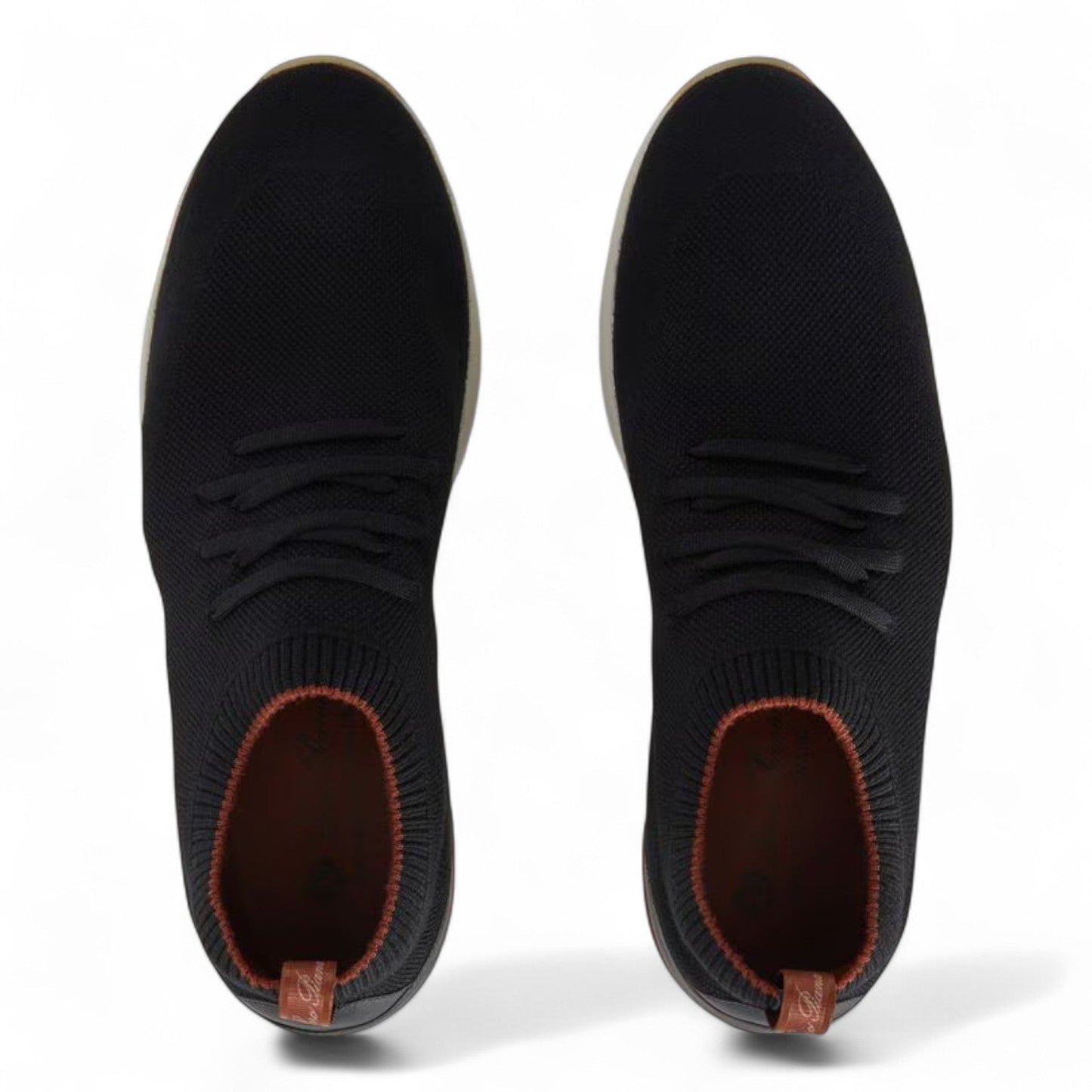 LORO PIANA 360 LP FLEXY WALK MEN BLACK SNEAKER