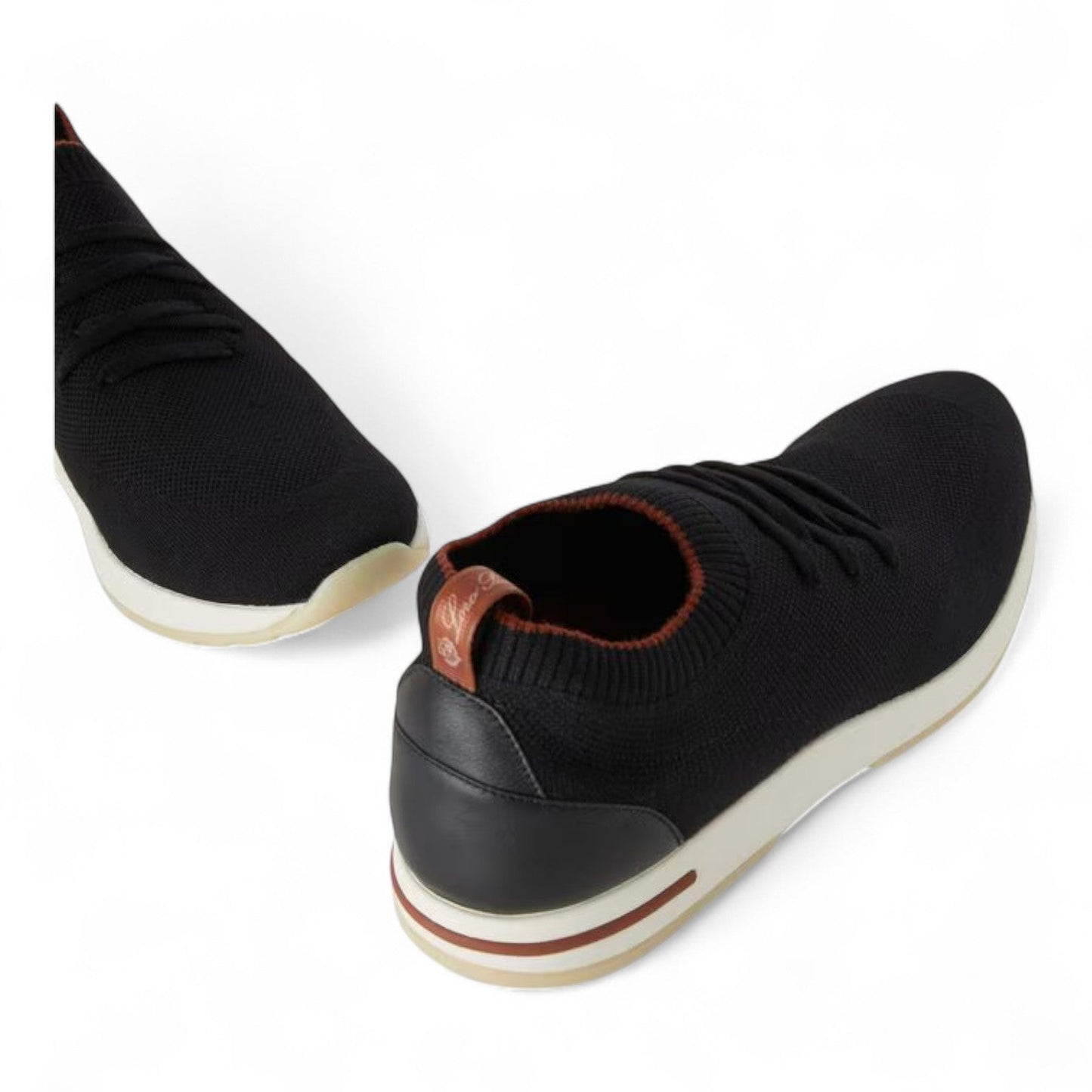 LORO PIANA 360 LP FLEXY WALK MEN BLACK SNEAKER