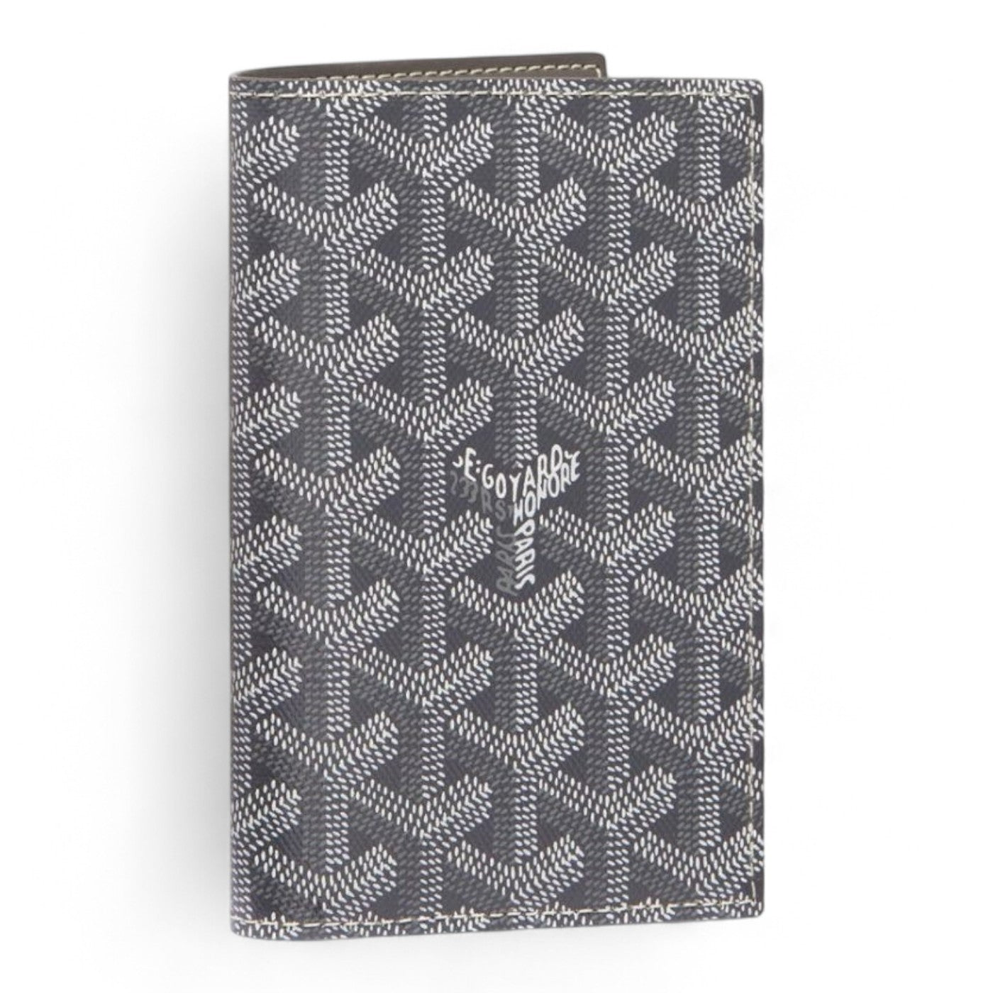 GOYARD GRENELLE GREY PASSPORT COVER