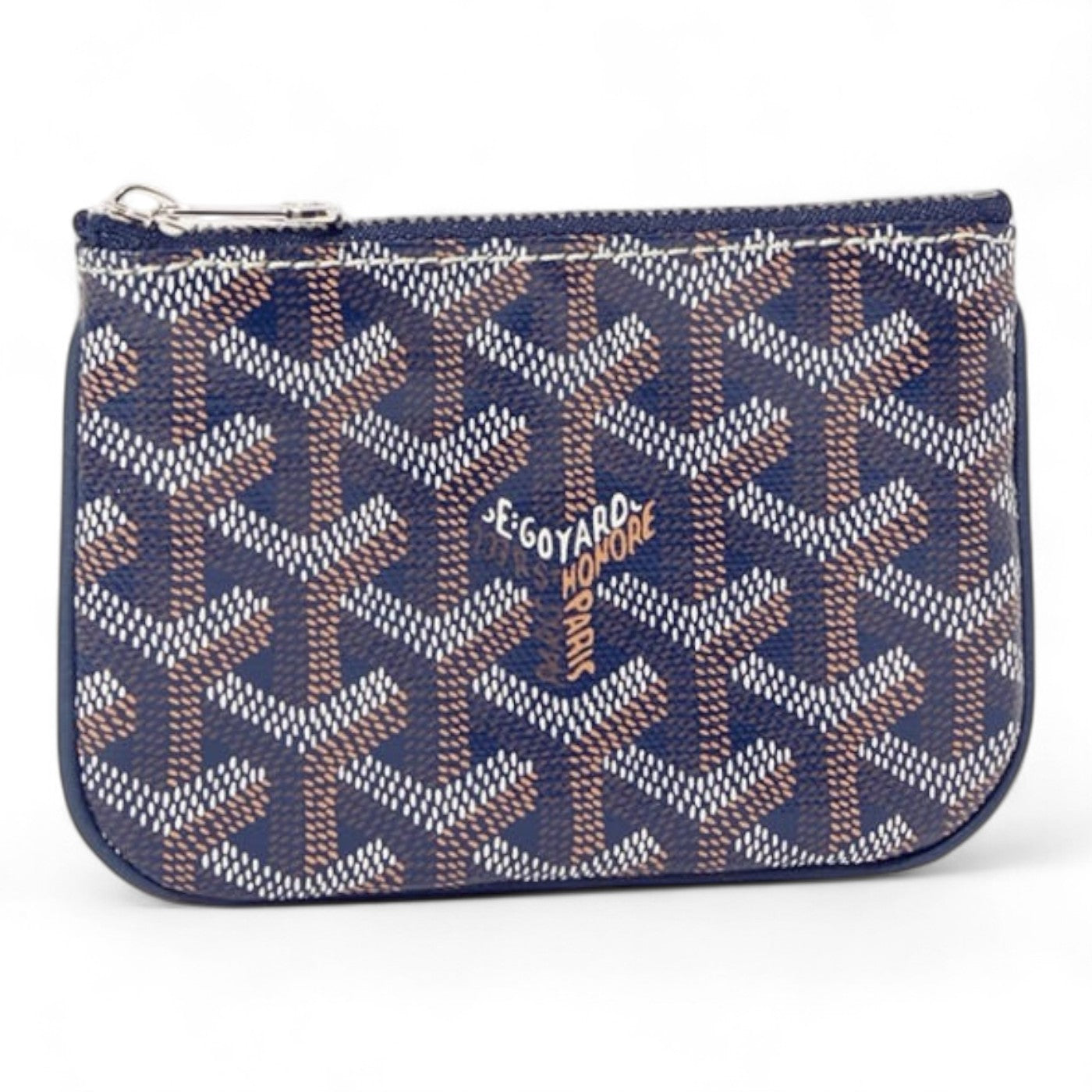 GOYARD SÉNAT NANO NAVY BLUE KEY POUCH