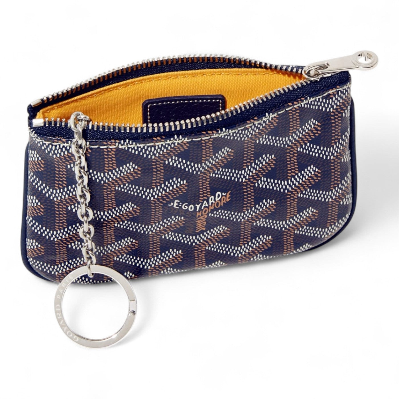 GOYARD SÉNAT NANO NAVY BLUE KEY POUCH