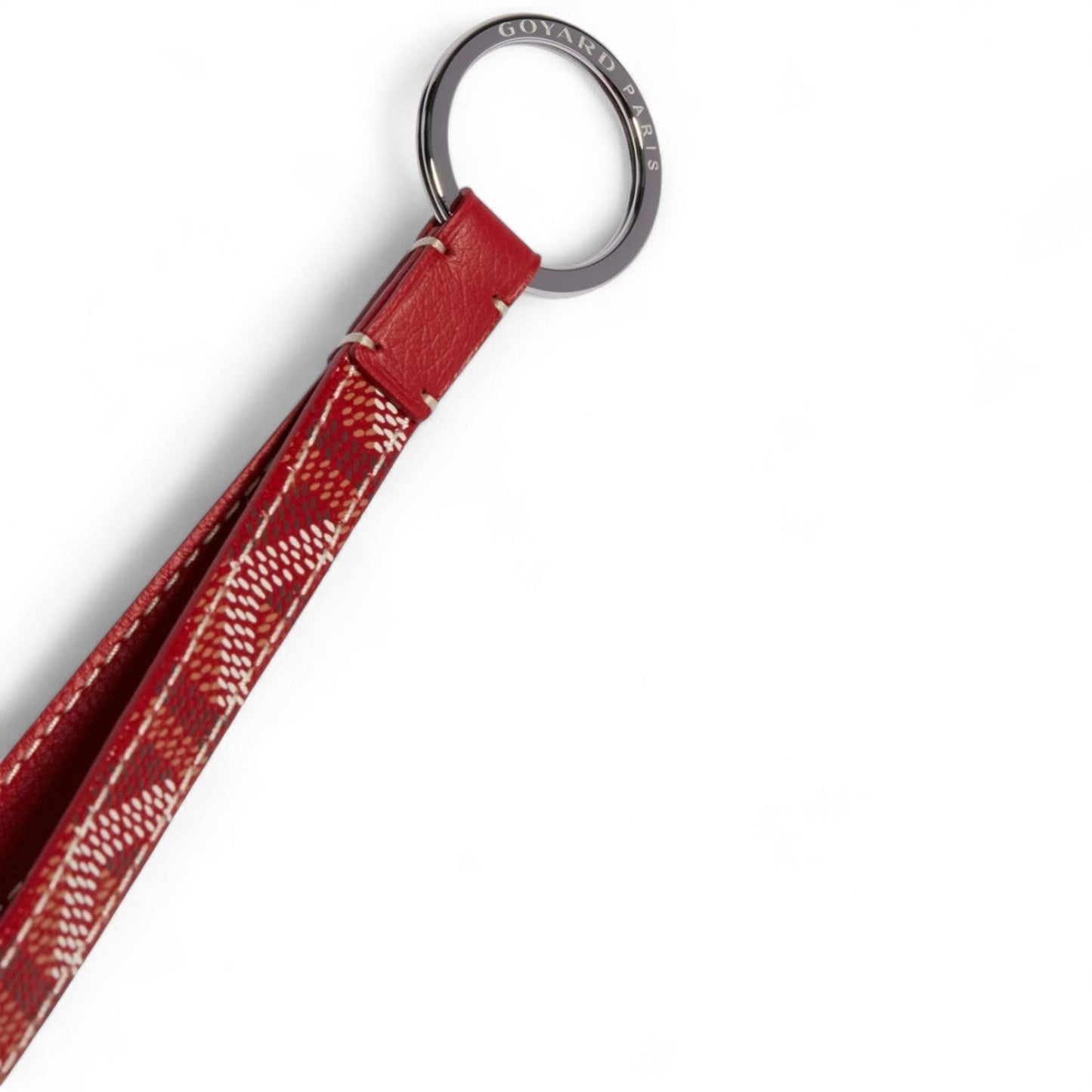 GOYARD SESAME RED KEY RING