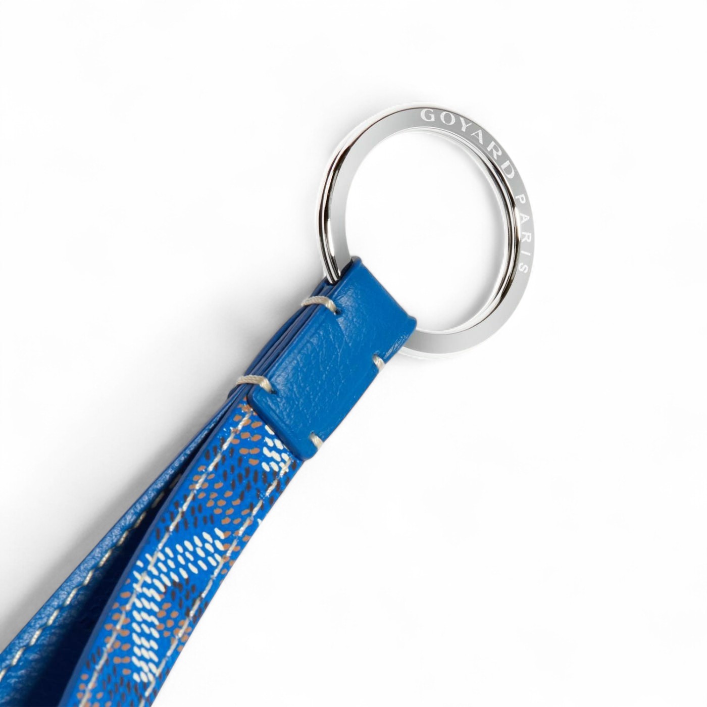 GOYARD SESAME BLUE KEY RING