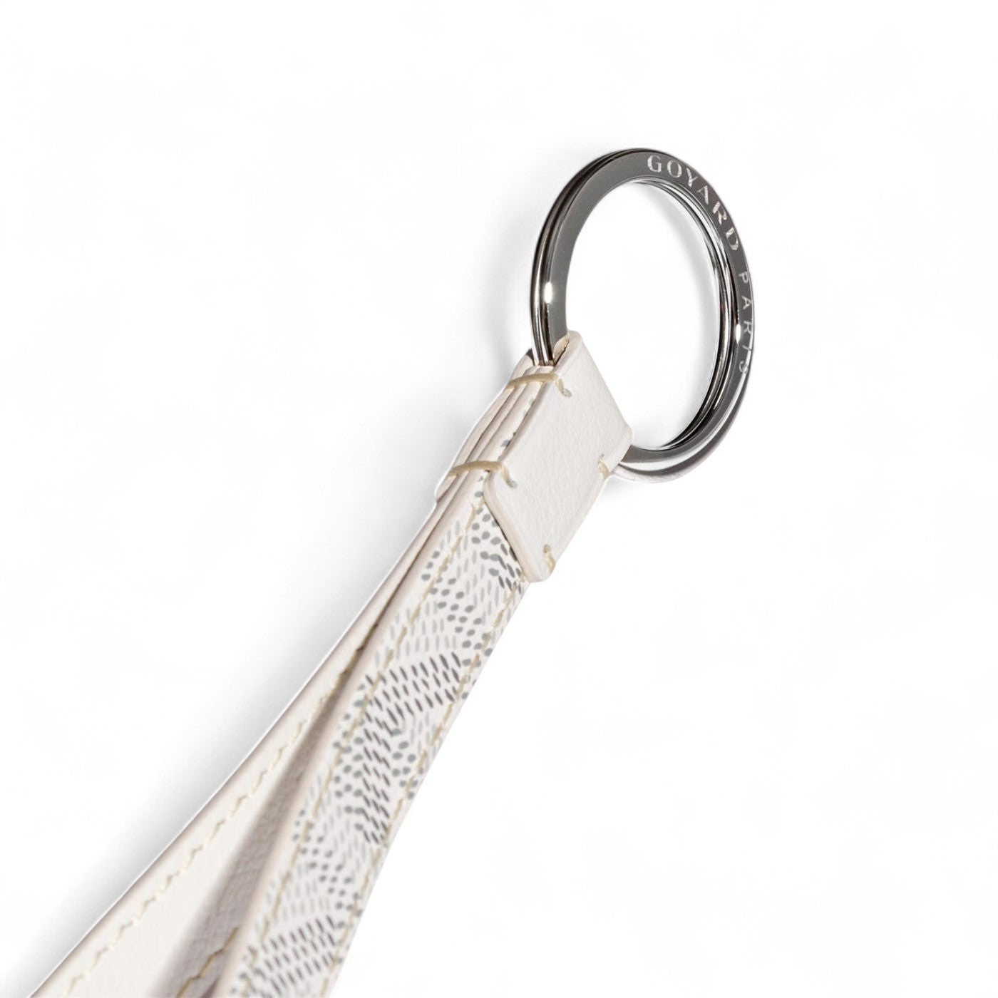 GOYARD SESAME WHITE KEY RING