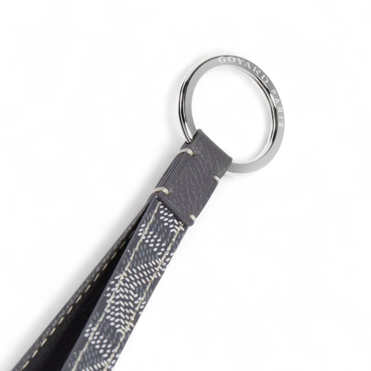 GOYARD SESAME GREY KEY RING