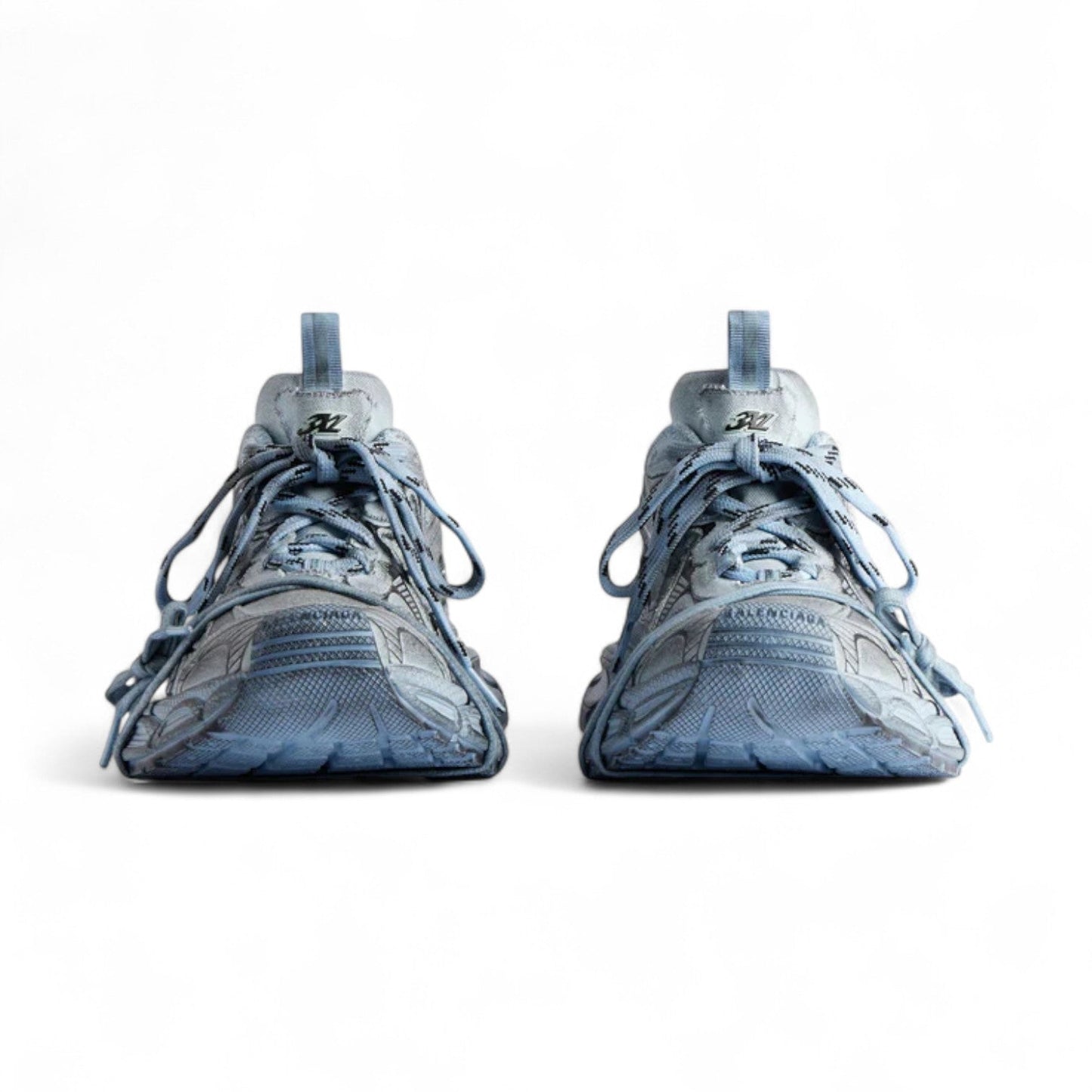 BALENCIAGA DISTRESSED 3XL GREY SNEAKERS