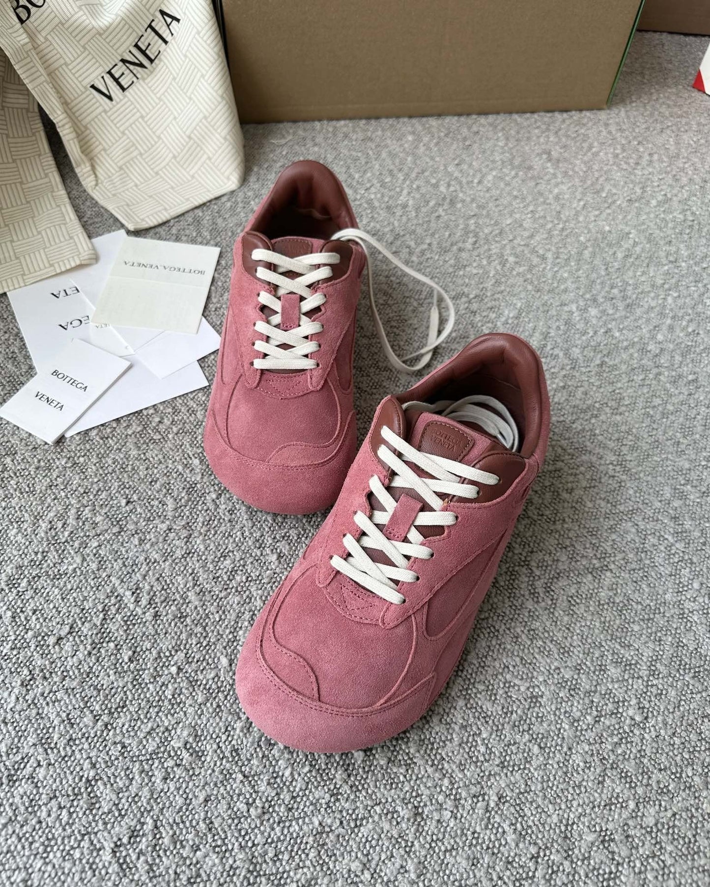 BOTTEGA VENETA PINK ORBIT FLASH WOMEN SNEAKERS