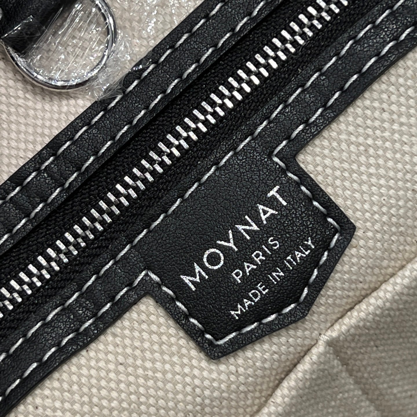 MOYNAT M CANVAS TOTE BLACK BAG GM