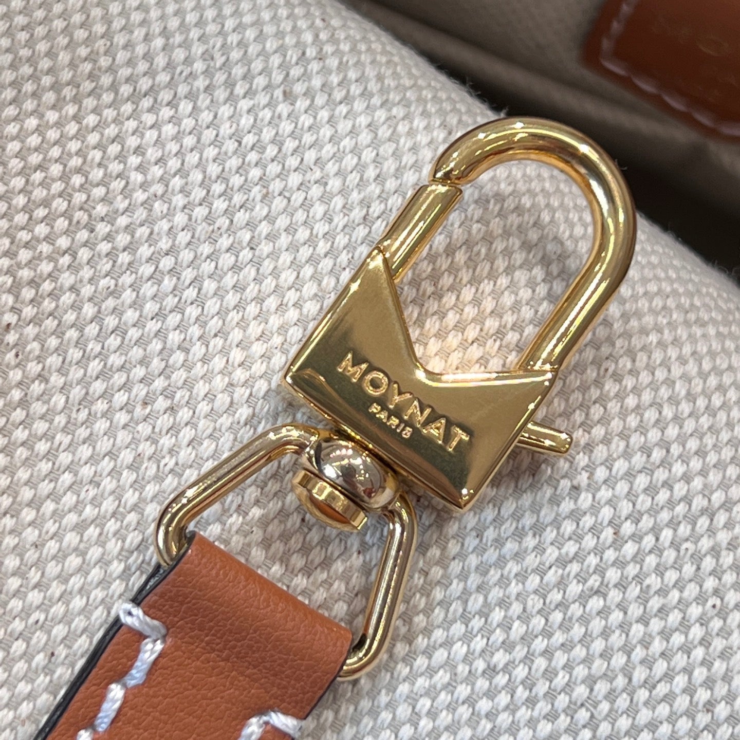 MOYNAT M CANVAS TOTE BROWN BAG GM