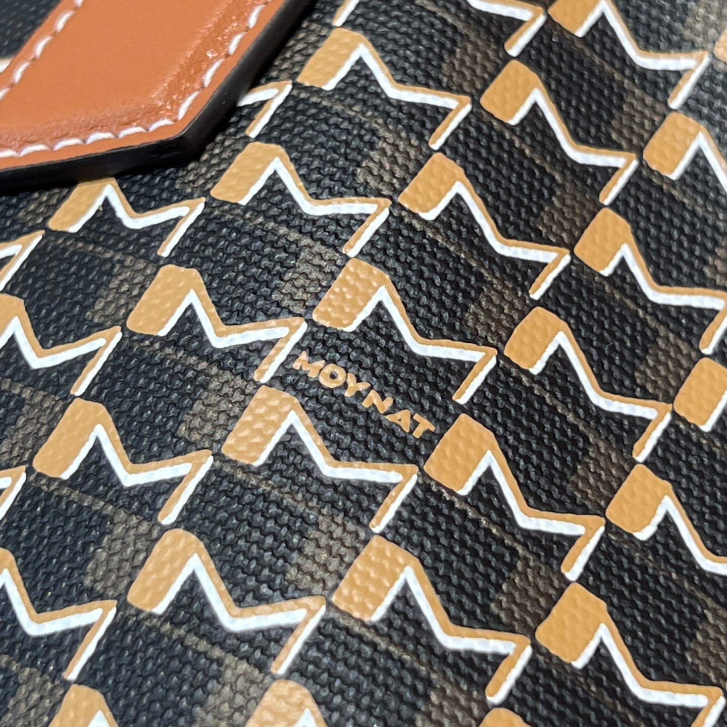 MOYNAT M CANVAS TOTE BROWN BAG GM