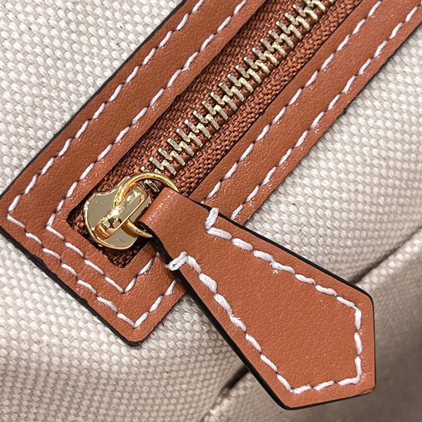 MOYNAT M CANVAS TOTE BROWN BAG GM