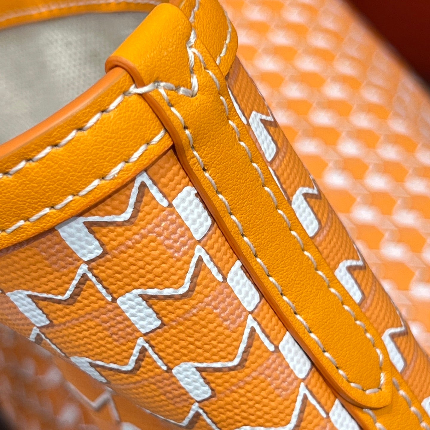 MOYNAT M CANVAS TOTE ORANGE BAG GM