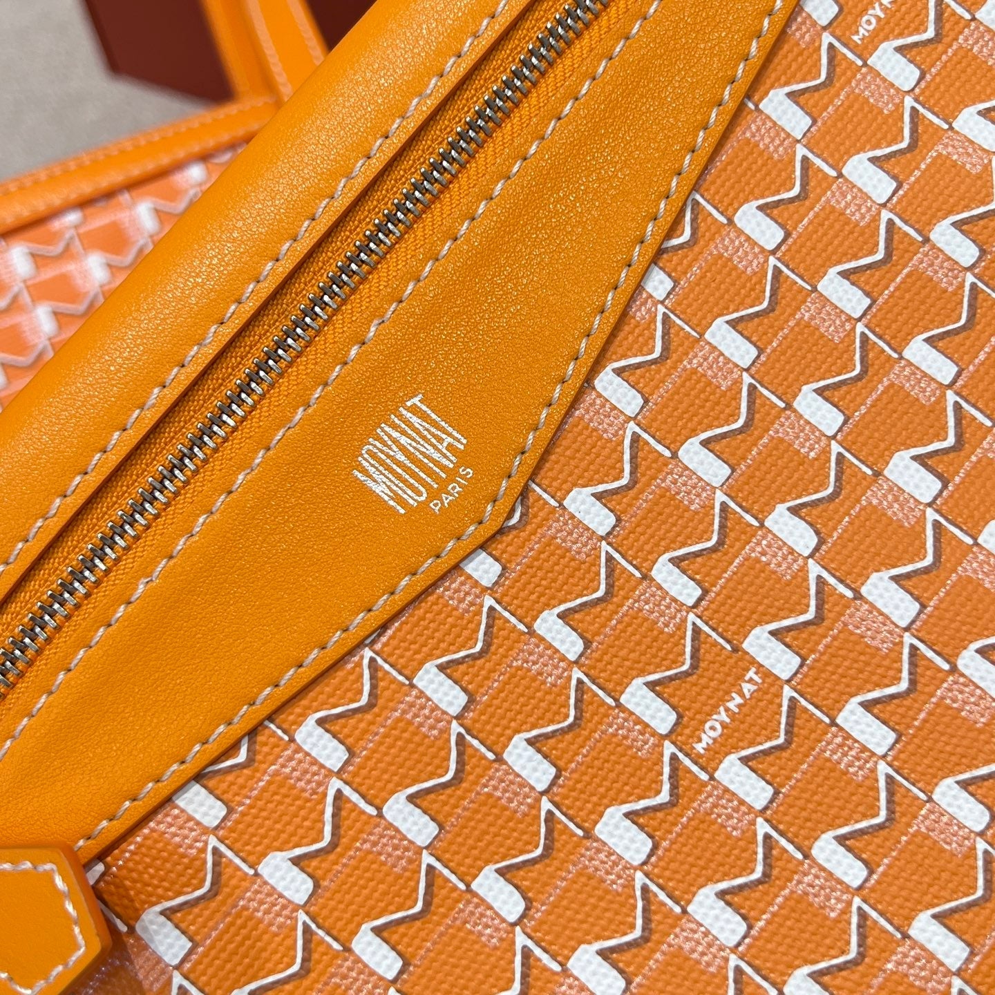 MOYNAT M CANVAS TOTE ORANGE BAG GM