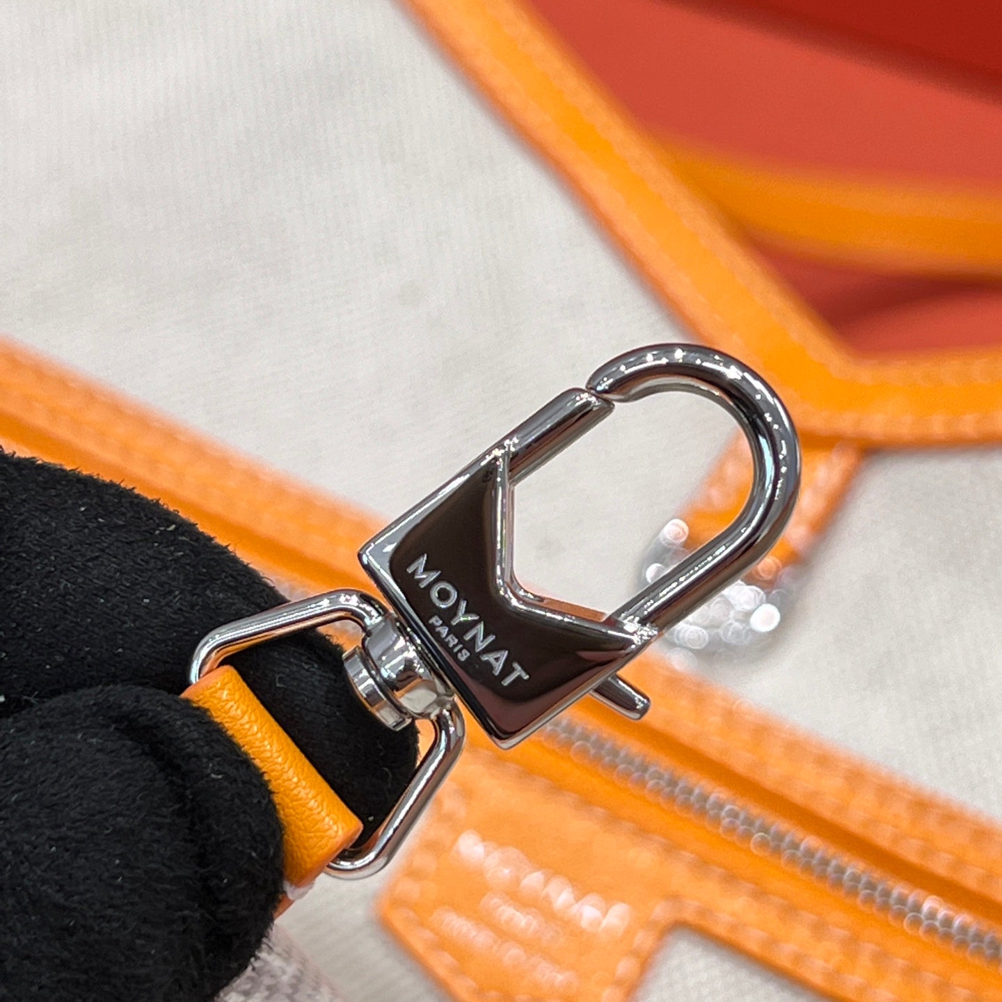 MOYNAT M CANVAS TOTE ORANGE BAG GM