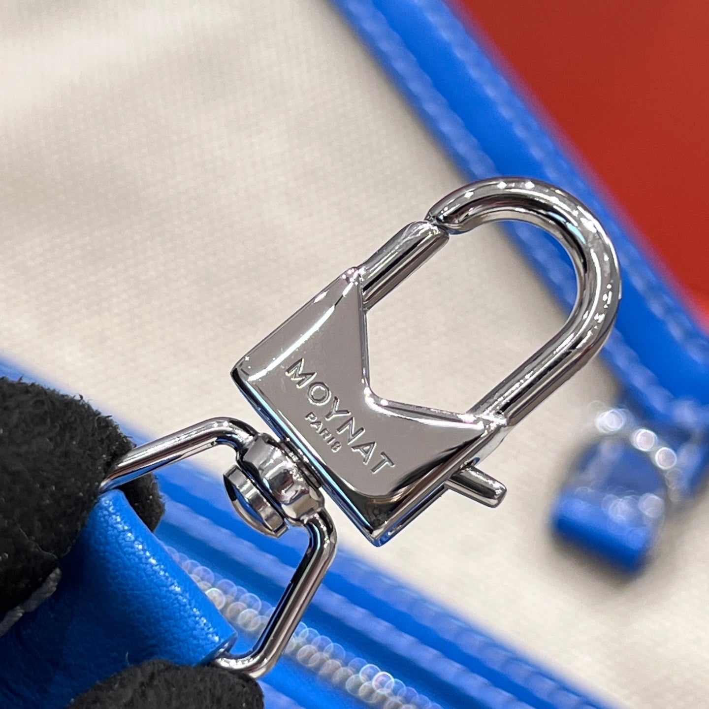 MOYNAT M CANVAS TOTE BLUE BAG GM