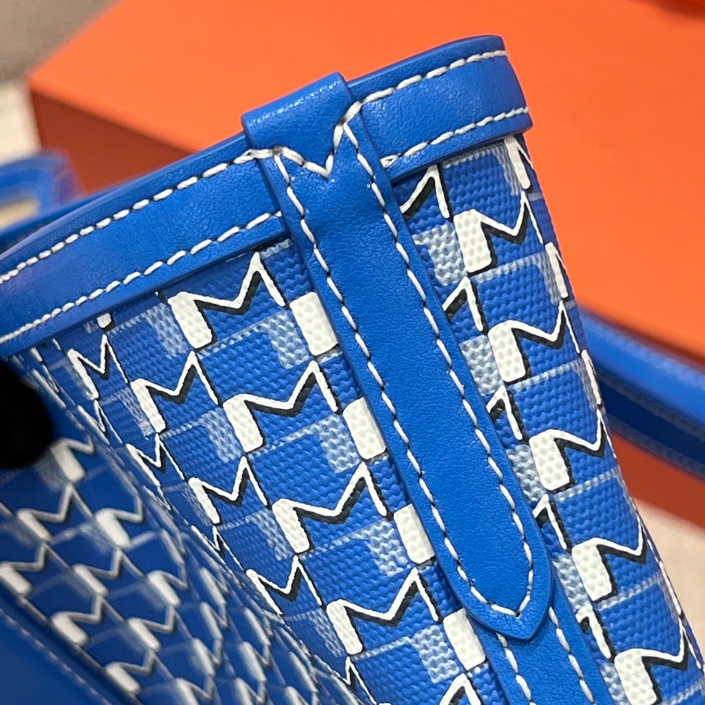 MOYNAT M CANVAS TOTE BLUE BAG GM