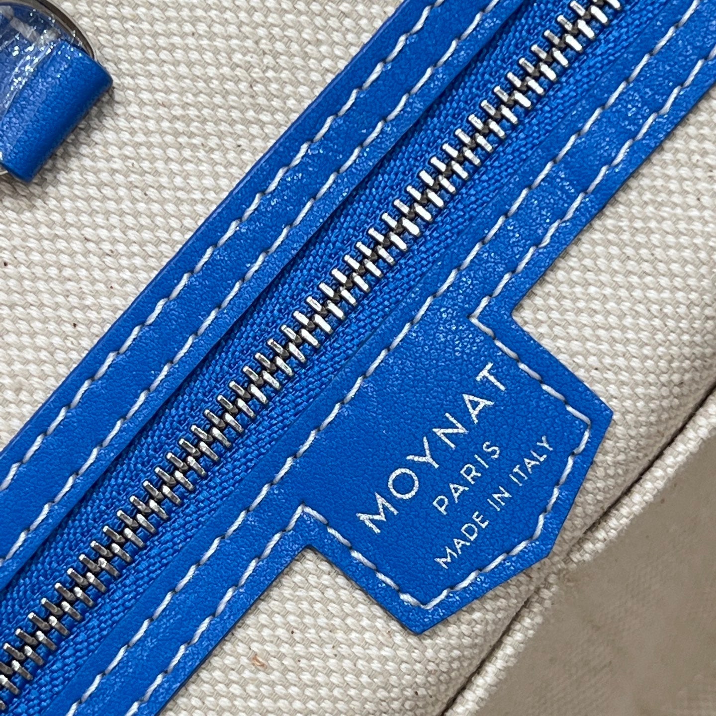 MOYNAT M CANVAS TOTE BLUE BAG GM