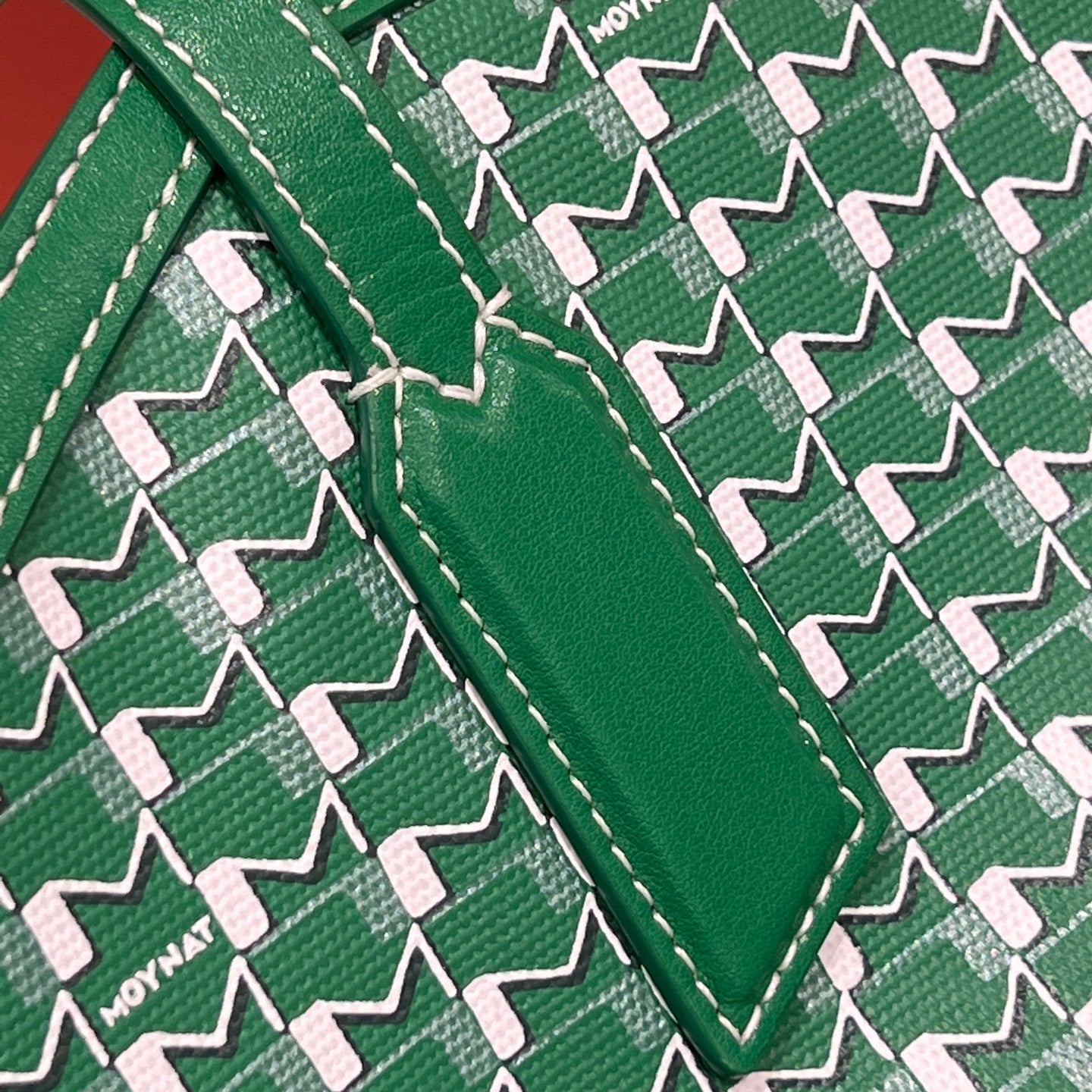 MOYNAT M CANVAS TOTE GREEN BAG GM