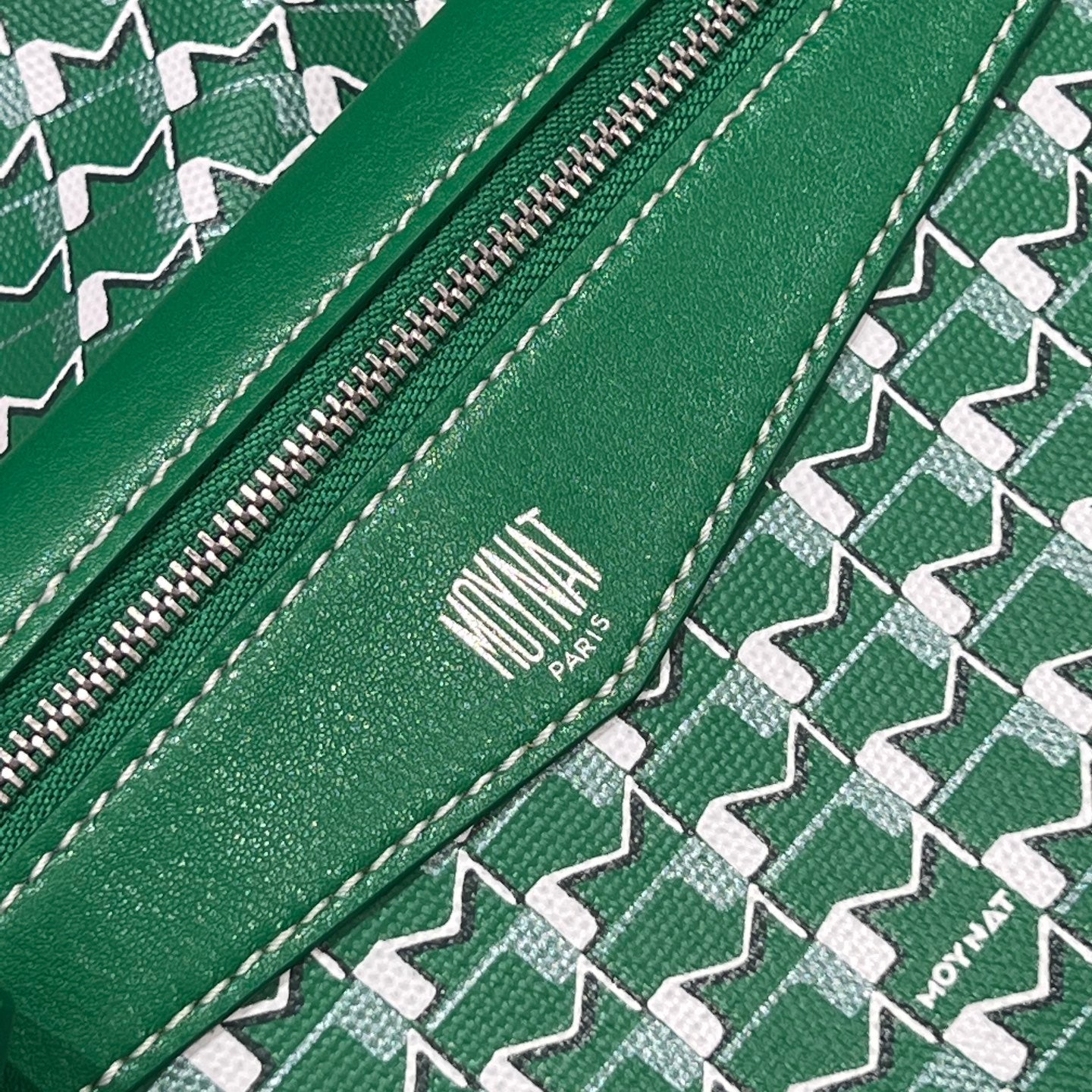 MOYNAT M CANVAS TOTE GREEN BAG GM