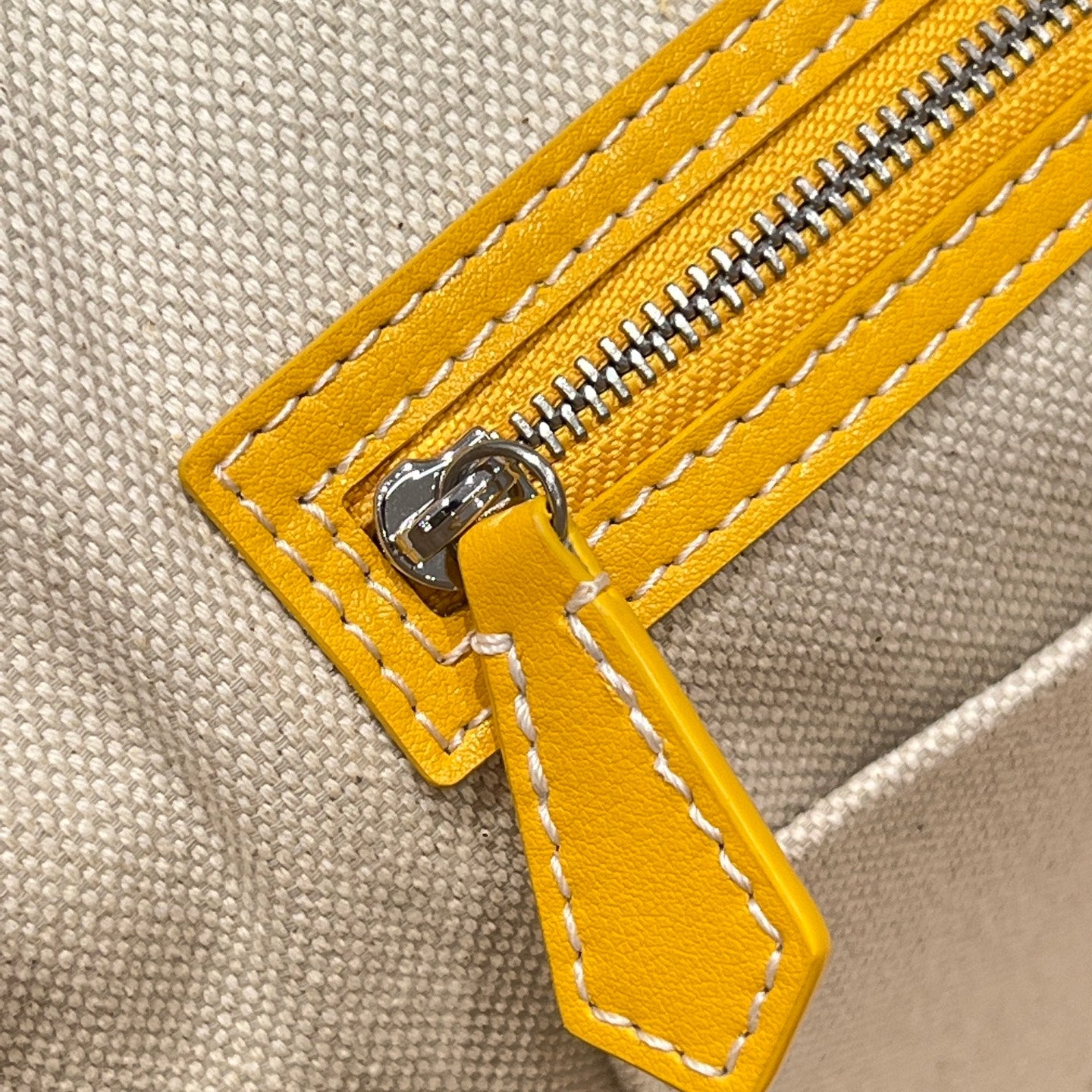 MOYNAT M CANVAS TOTE LEMON YELLOW BAG GM