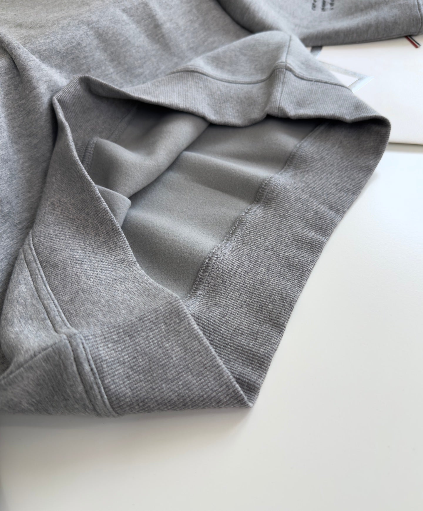 MONCLER X FRGMT ZIP-UP COTTON GREY SWEATSHIRT