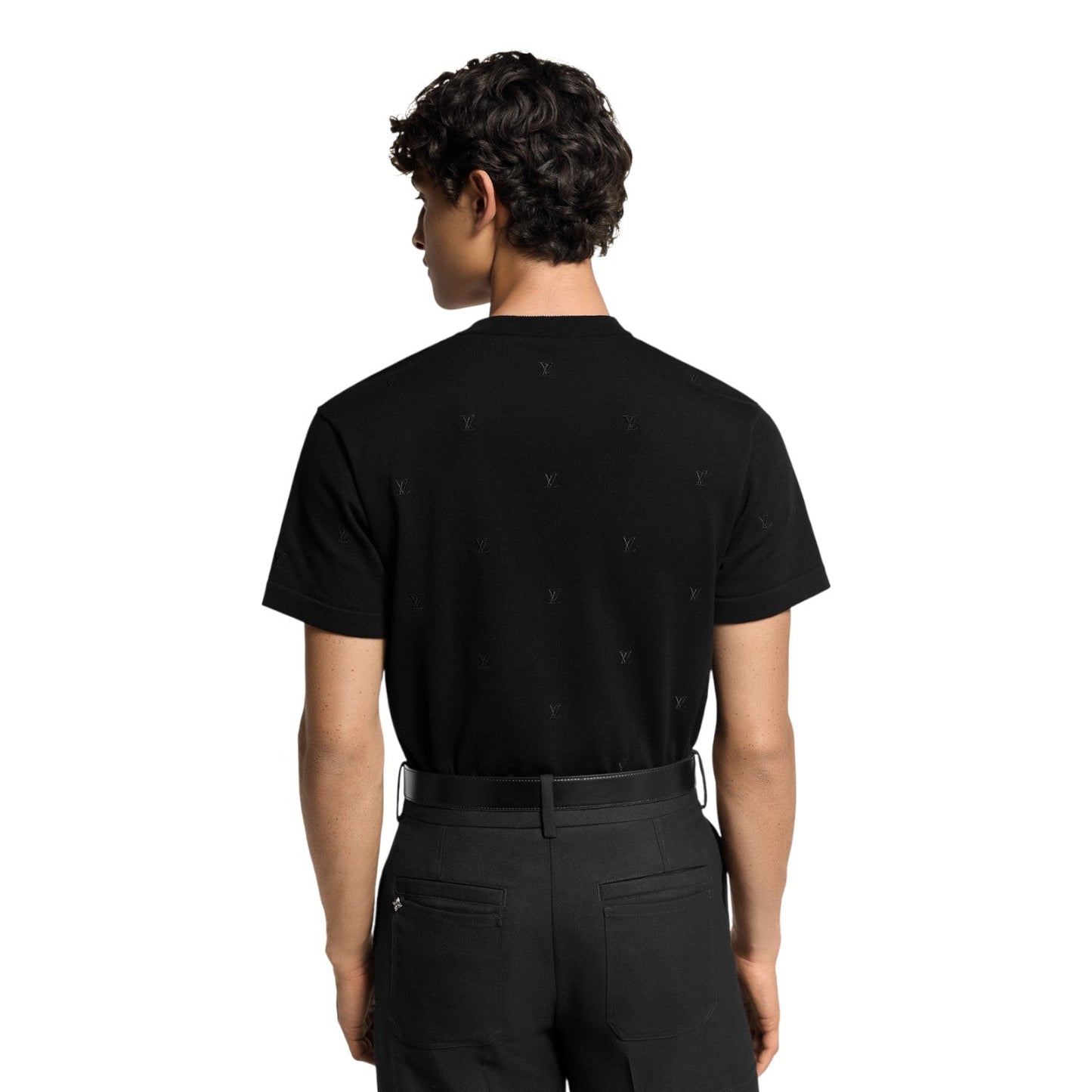 LOUIS VUITTON BLASON EMBROIDERED SHORT-SLEEVED T-SHIRT