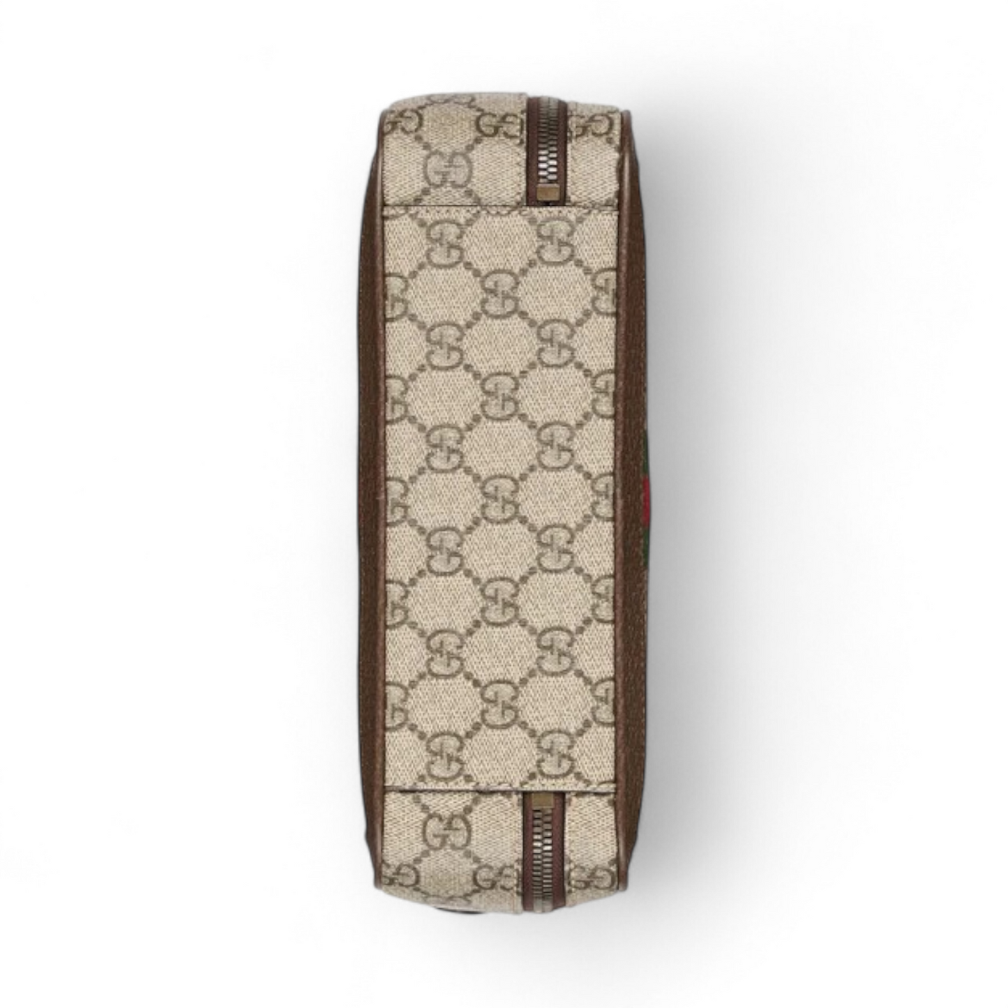 GUCCI OPHIDIA SMALL CROSSBODY WITH WEB BEIGE BAG