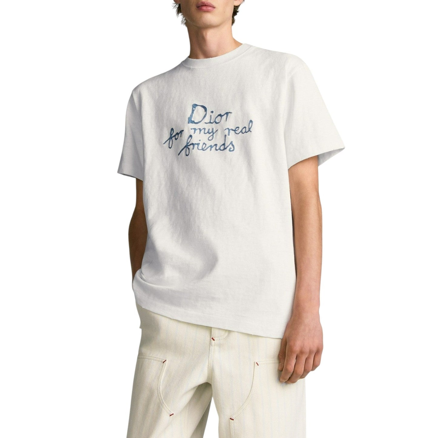DIOR AND HYLTON NEL WHITE RELAXED FIT T-SHIRT