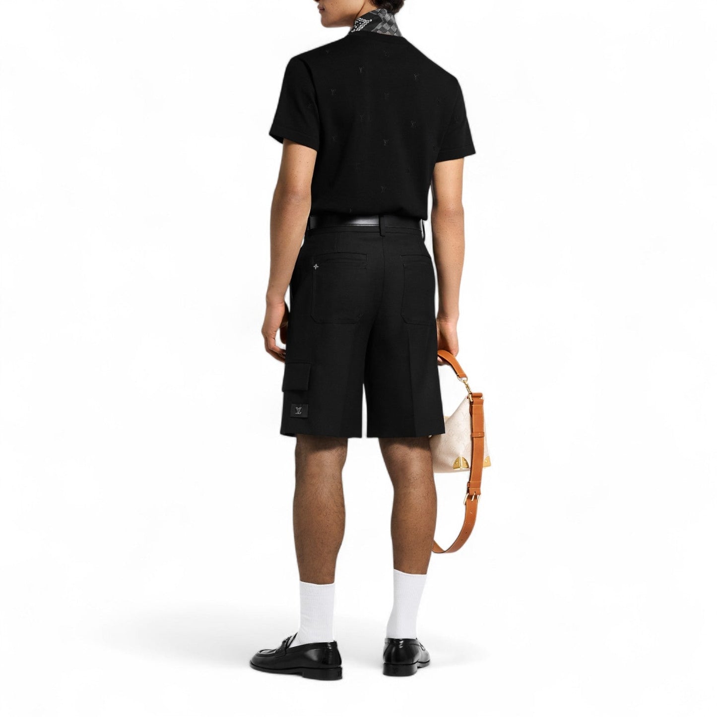 LOUIS VUITTON BLASON EMBROIDERED SHORT-SLEEVED T-SHIRT