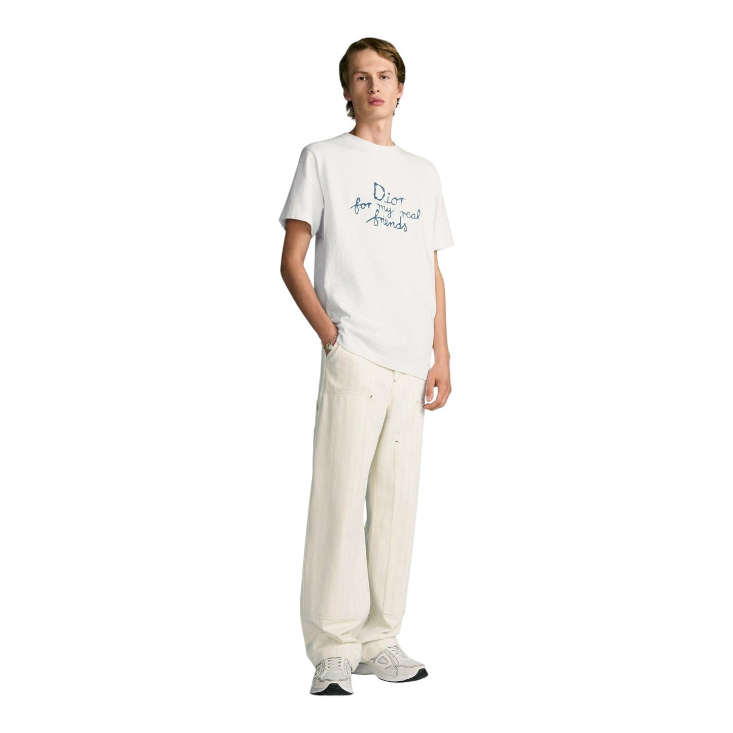 DIOR AND HYLTON NEL WHITE RELAXED FIT T-SHIRT