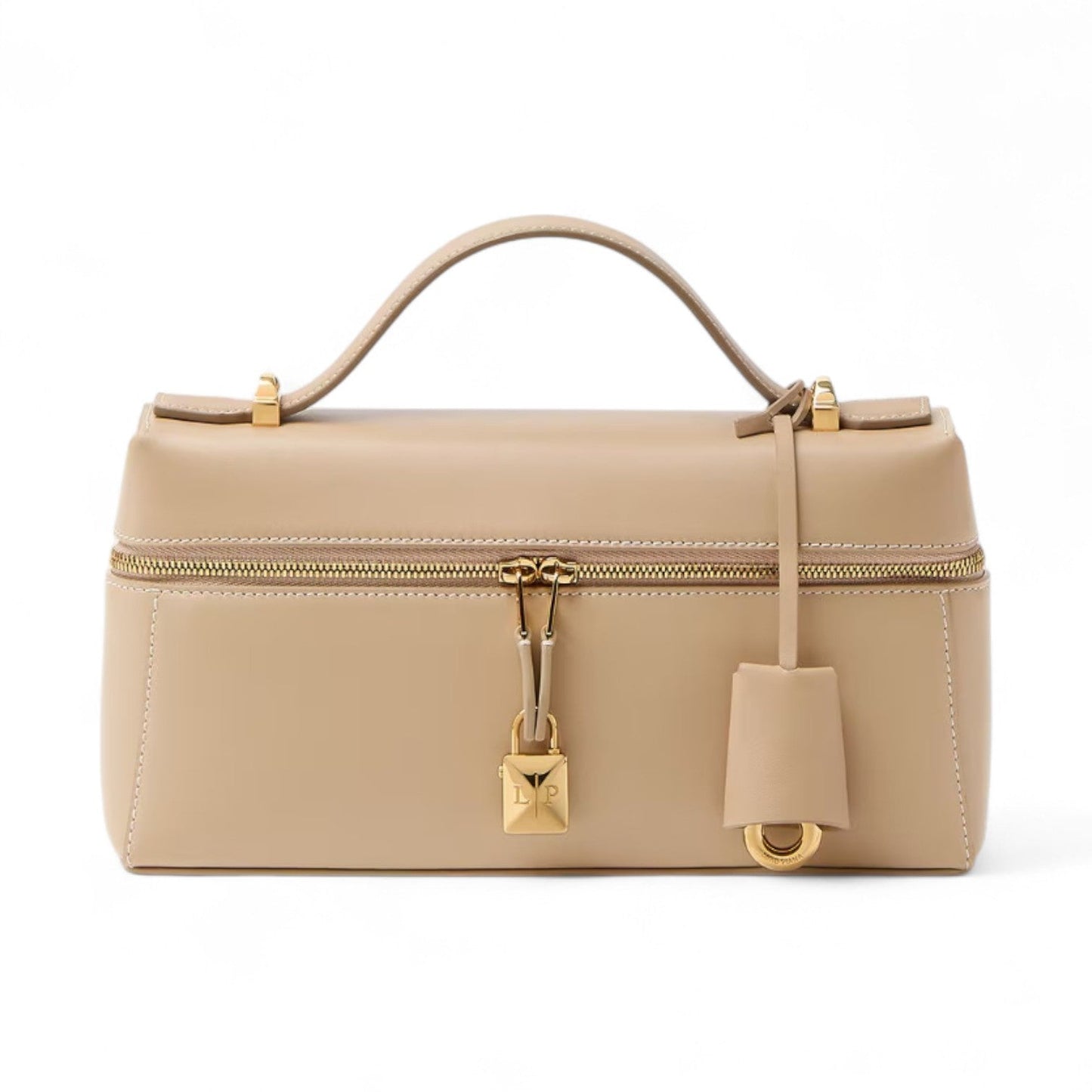 LORO PIANA EXTRA L23 GOLD CROSSBODY BAG