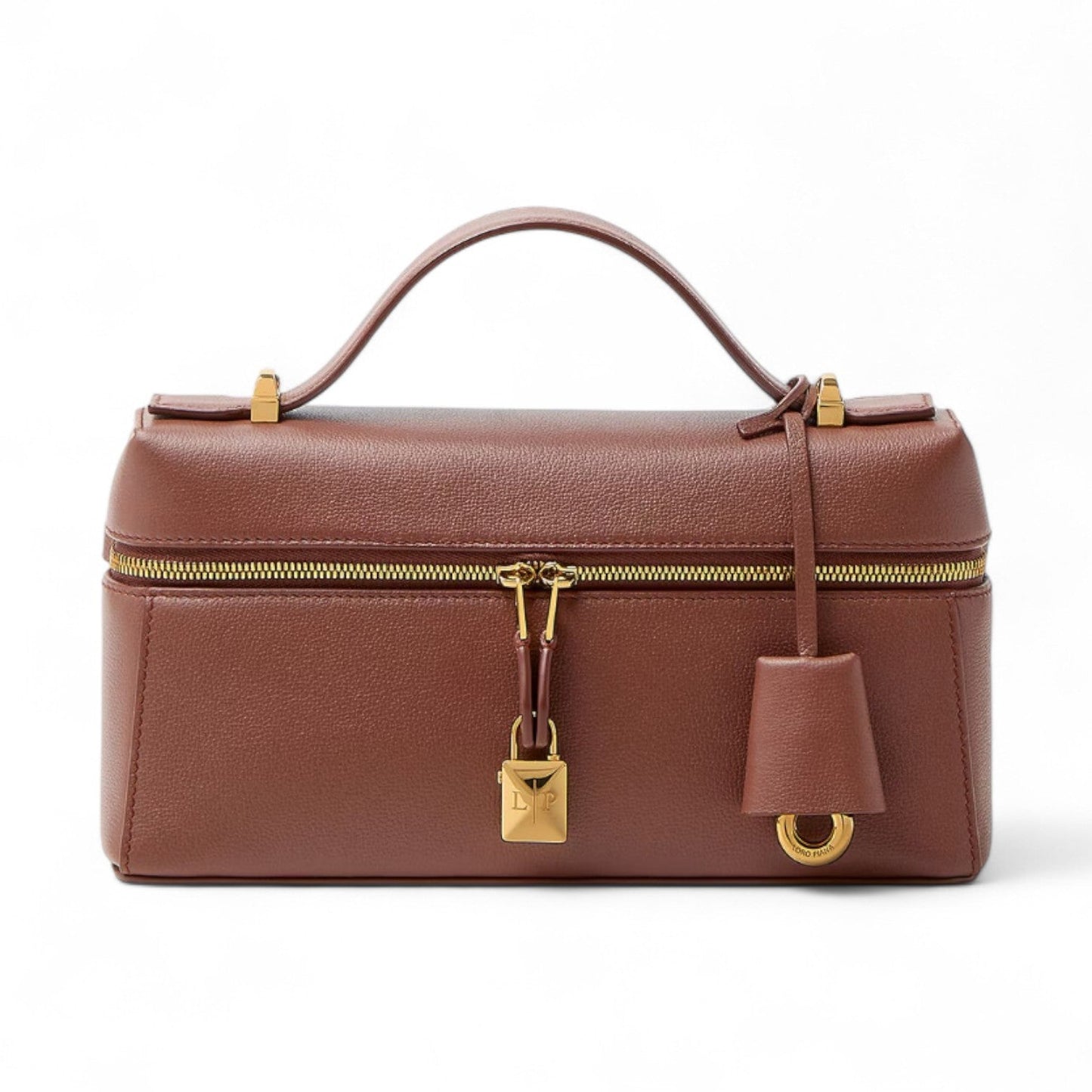 LORO PIANA EXTRA L23 BROWN CROSSBODY BAG