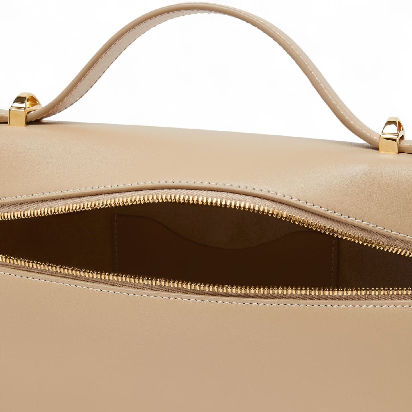 LORO PIANA EXTRA L23 GOLD CROSSBODY BAG