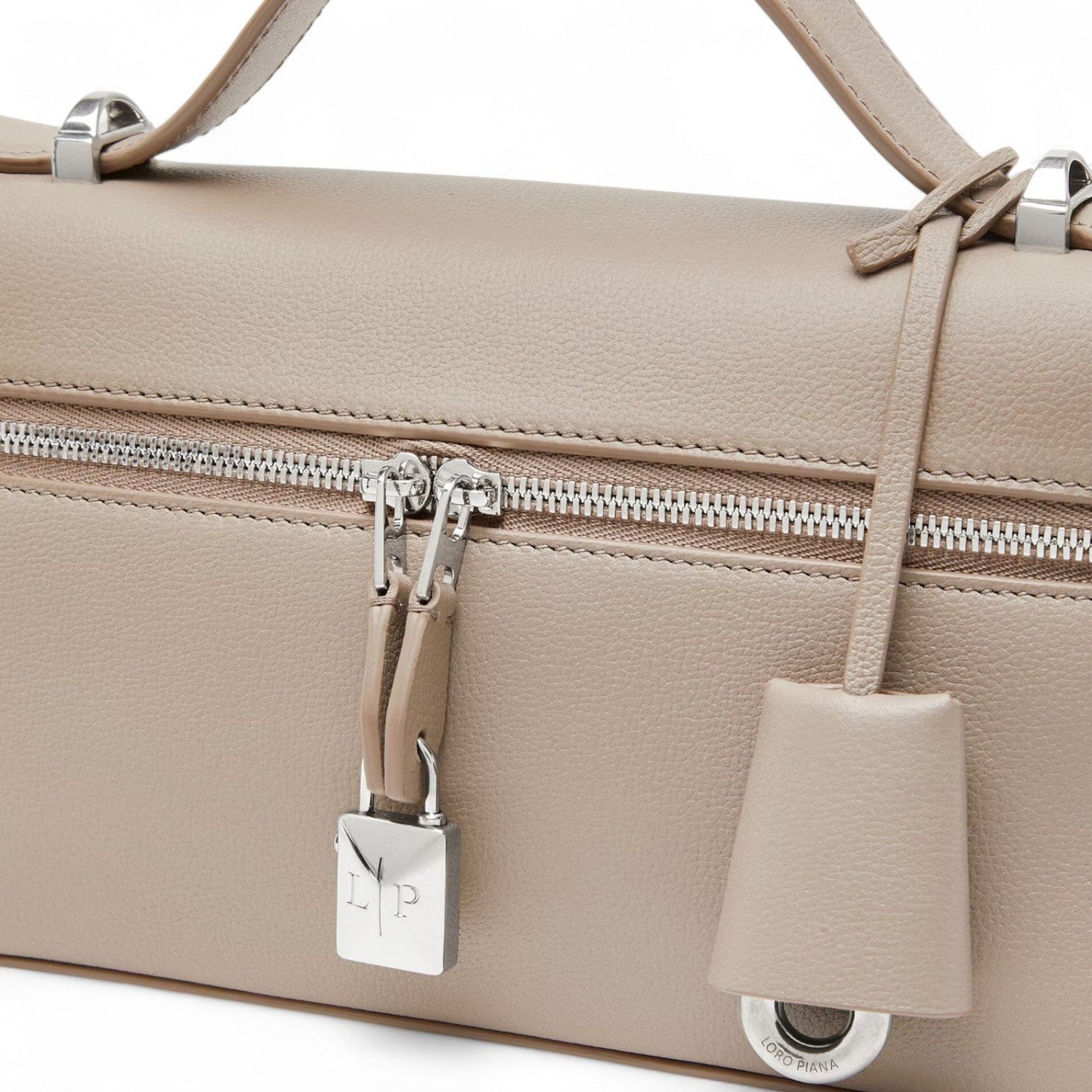 LORO PIANA EXTRA L23 BEIGE CROSSBODY BAG