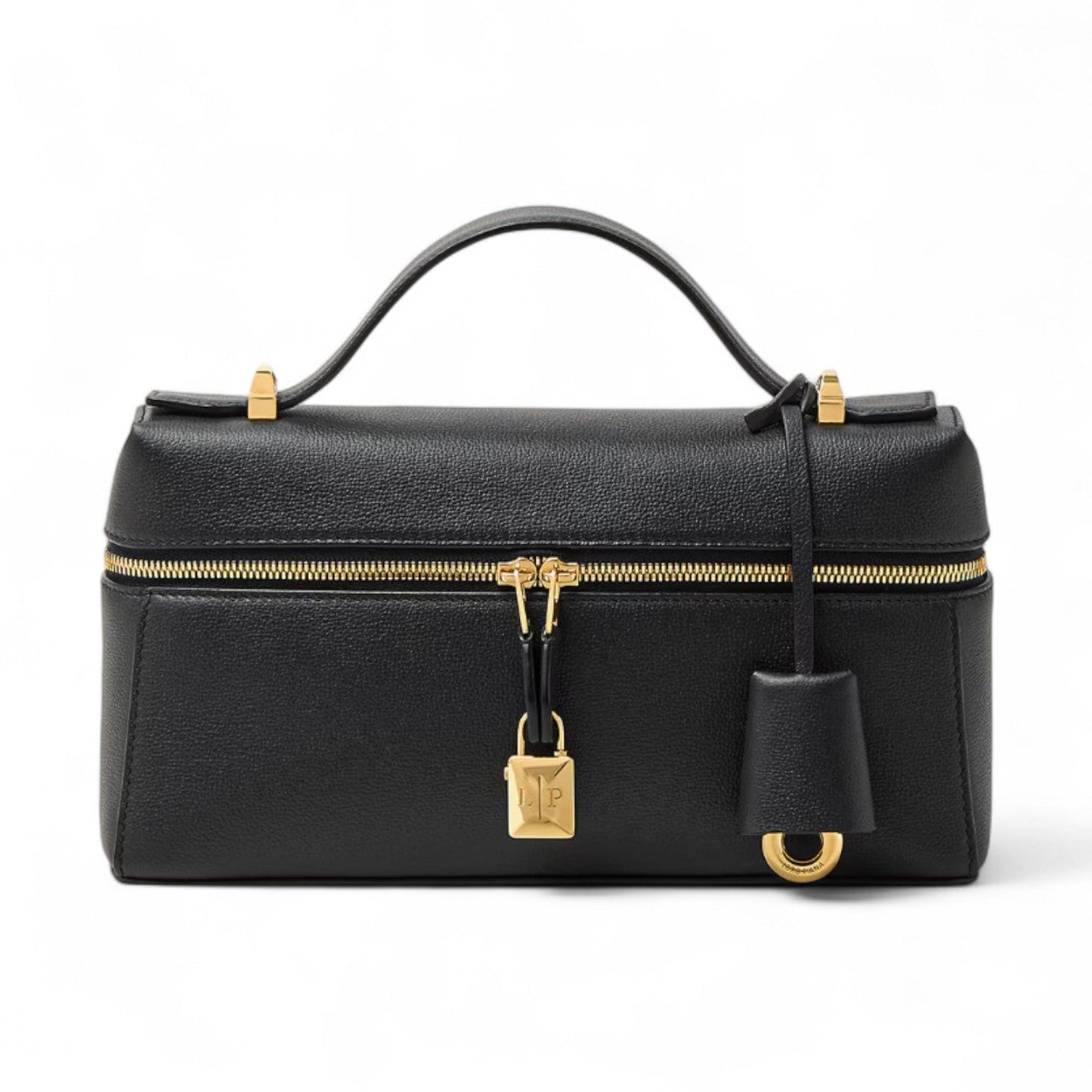 LORO PIANA EXTRA L23 BLACK CROSSBODY BAG