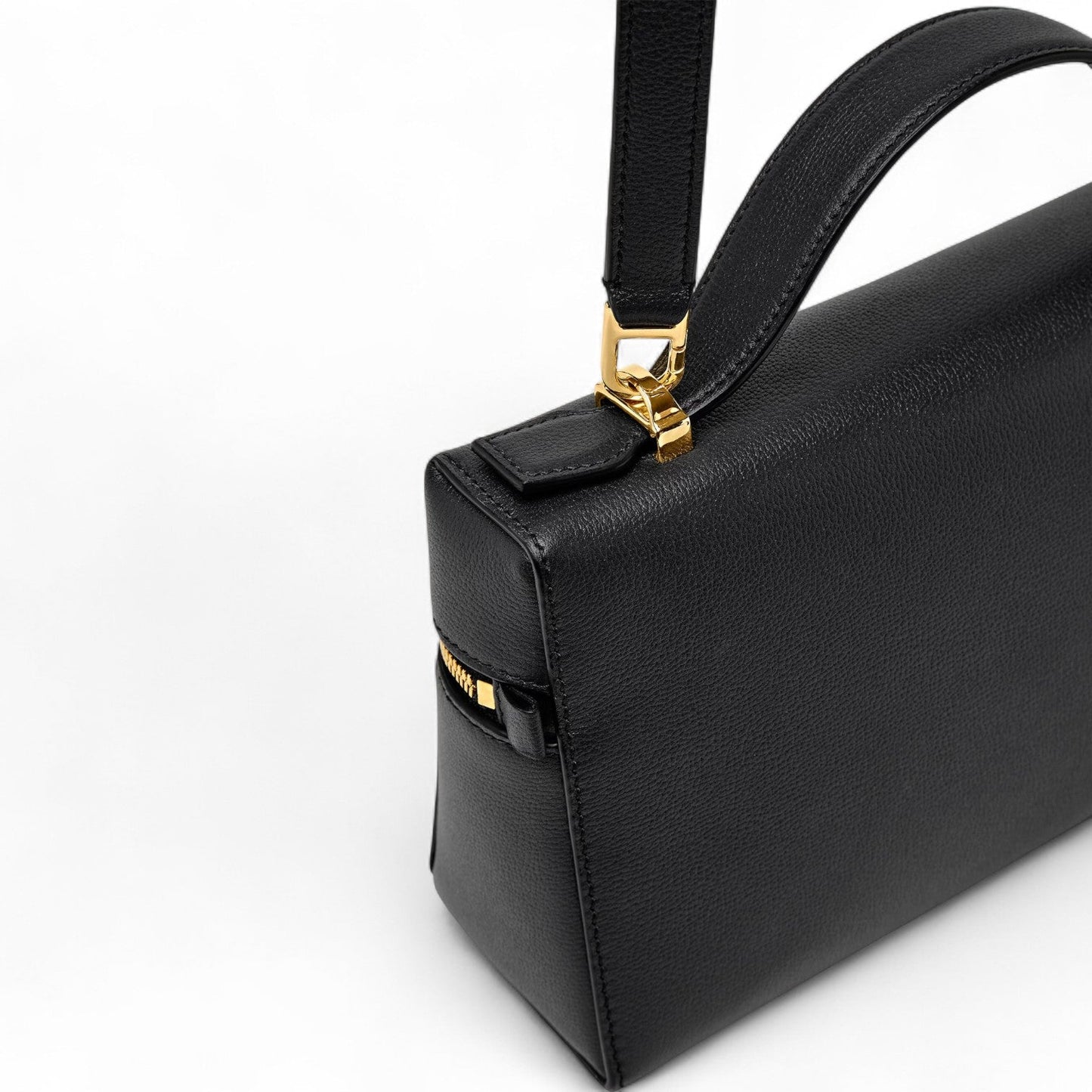 LORO PIANA EXTRA L23 BLACK CROSSBODY BAG