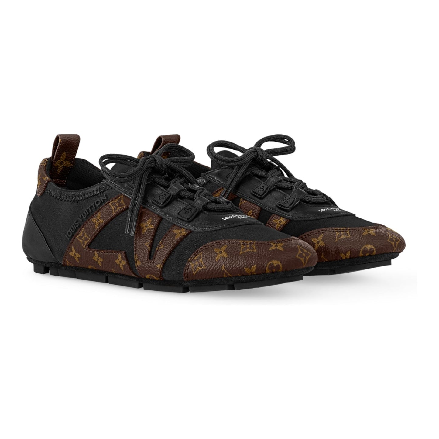 LOUIS VUITTON LV SNEAKERINA BLACK SNEAKERS