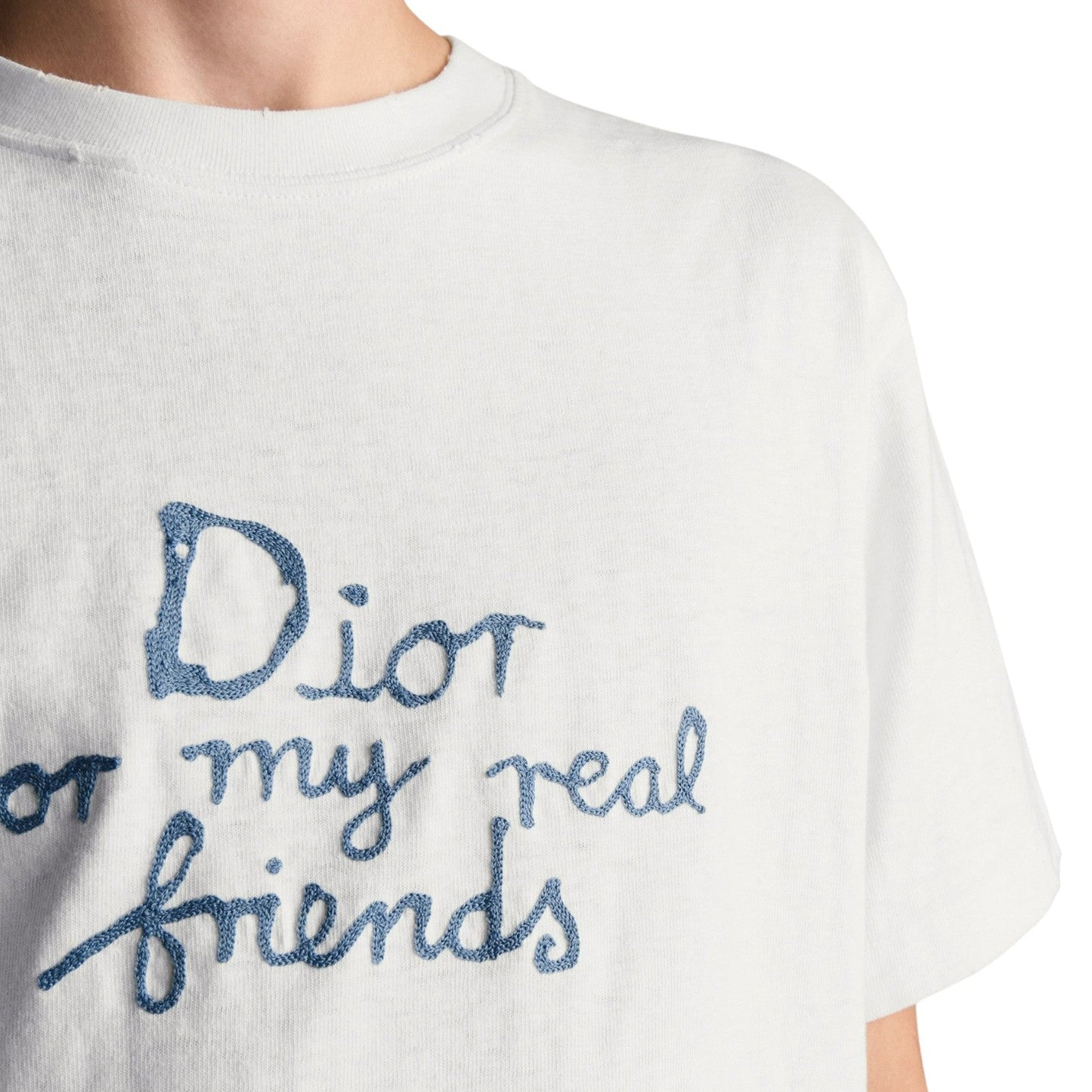 DIOR AND HYLTON NEL WHITE RELAXED FIT T-SHIRT