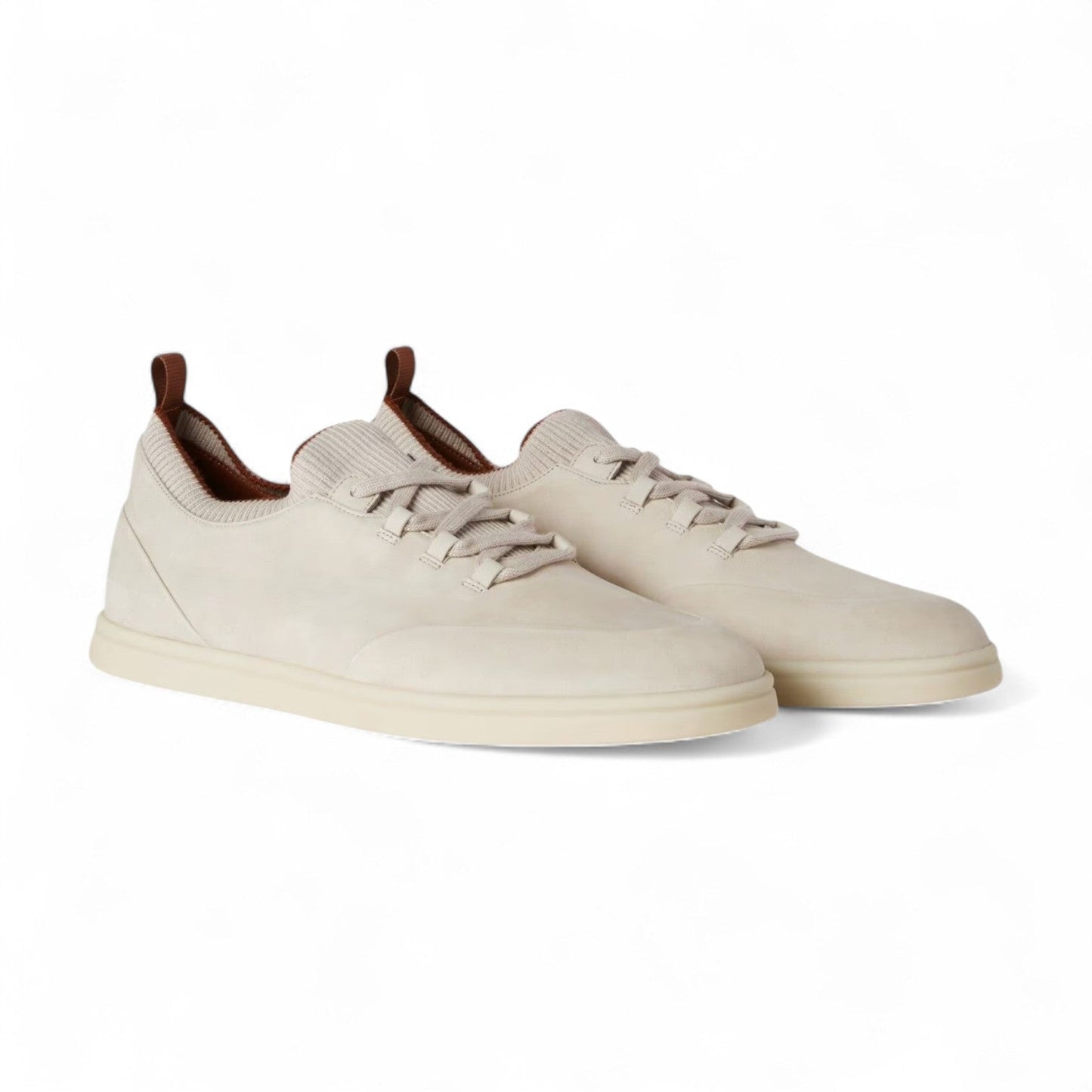 LORO PIANA SOHO WALK MEN CALFSKIN BEIGE SNEAKERS