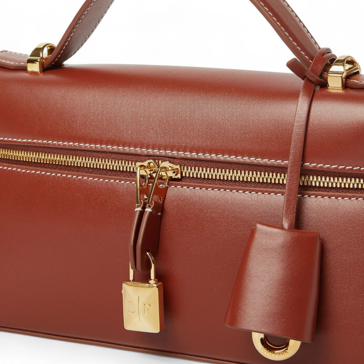LORO PIANA EXTRA L23 BROWN CROSSBODY BAG