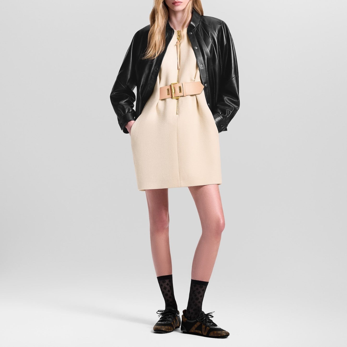 LOUIS VUITTON LV SNEAKERINA BLACK SNEAKERS