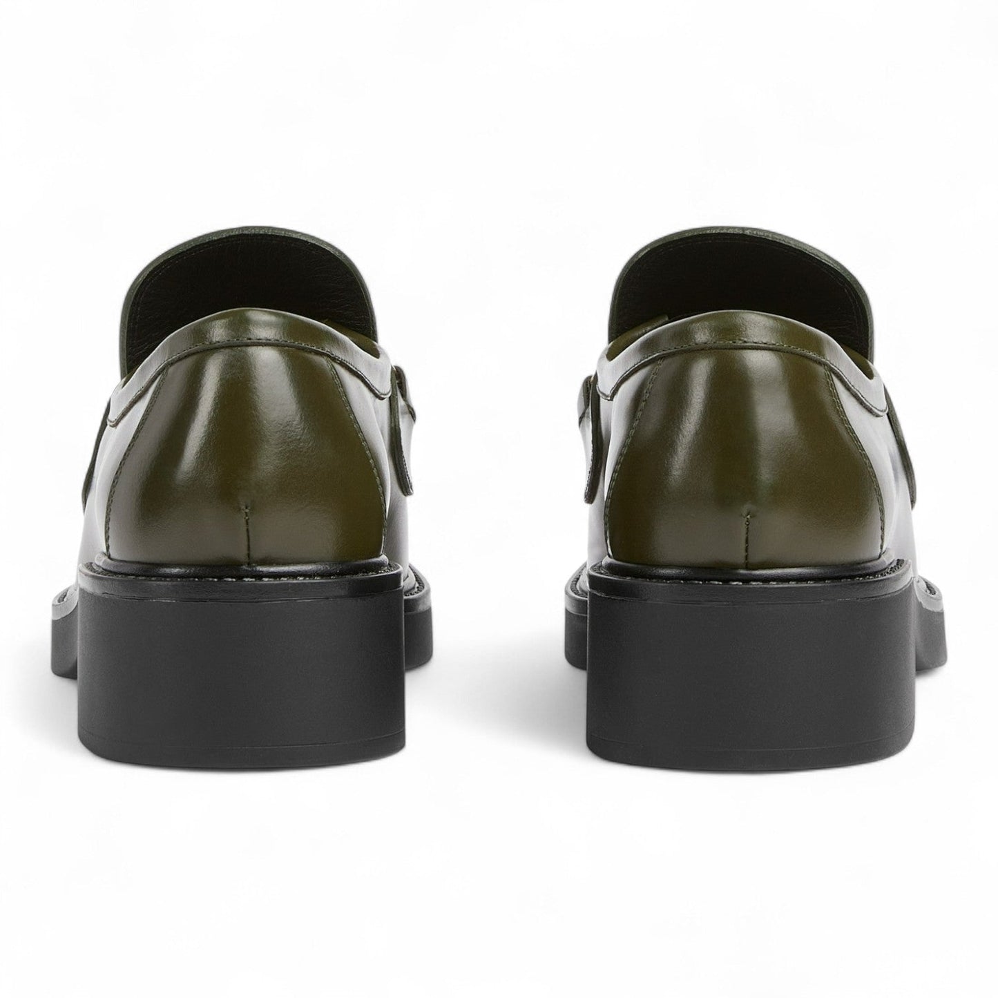 GUCCI WOMEN'S GREEN LOAFER WITH HORSEBIT