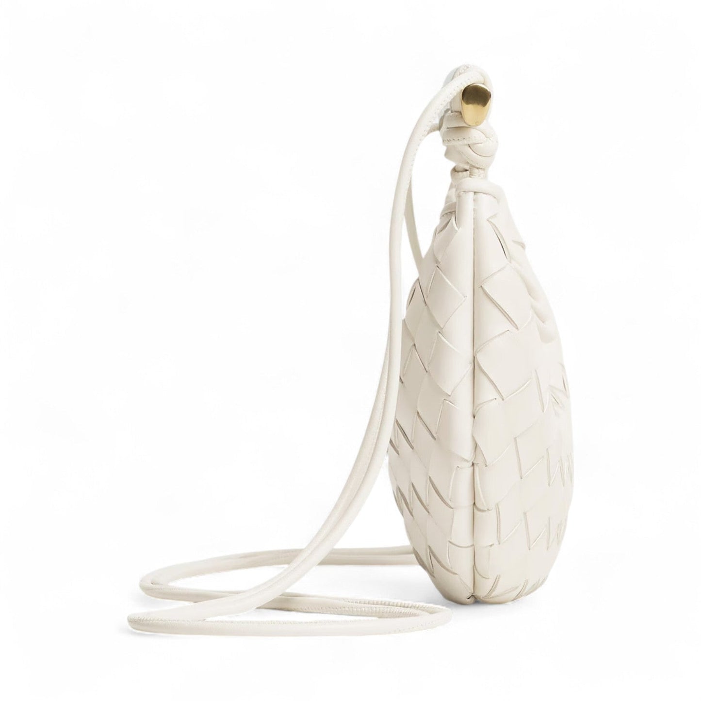 BOTTEGA VENETA BABY SARDINE WHITE BAG
