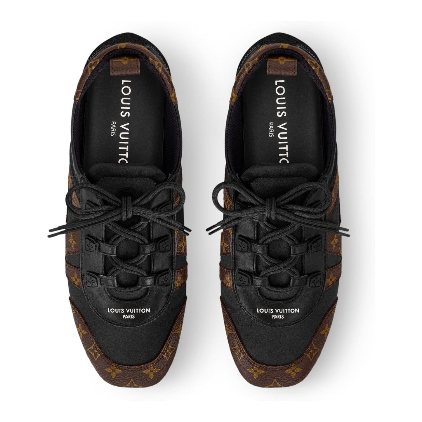 LOUIS VUITTON LV SNEAKERINA BLACK SNEAKERS