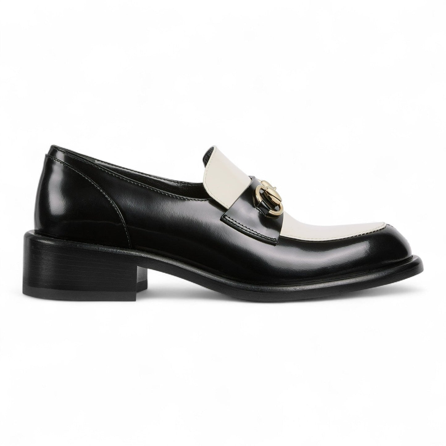 GUCCI WOMEN'S BLACK LOAFER WITH HORSEBIT