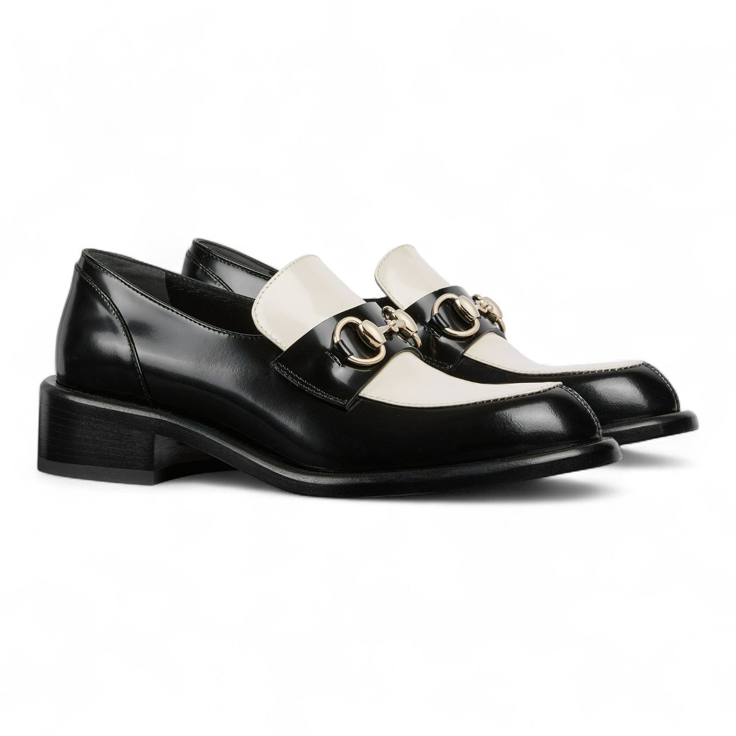 GUCCI WOMEN'S BLACK LOAFER WITH HORSEBIT