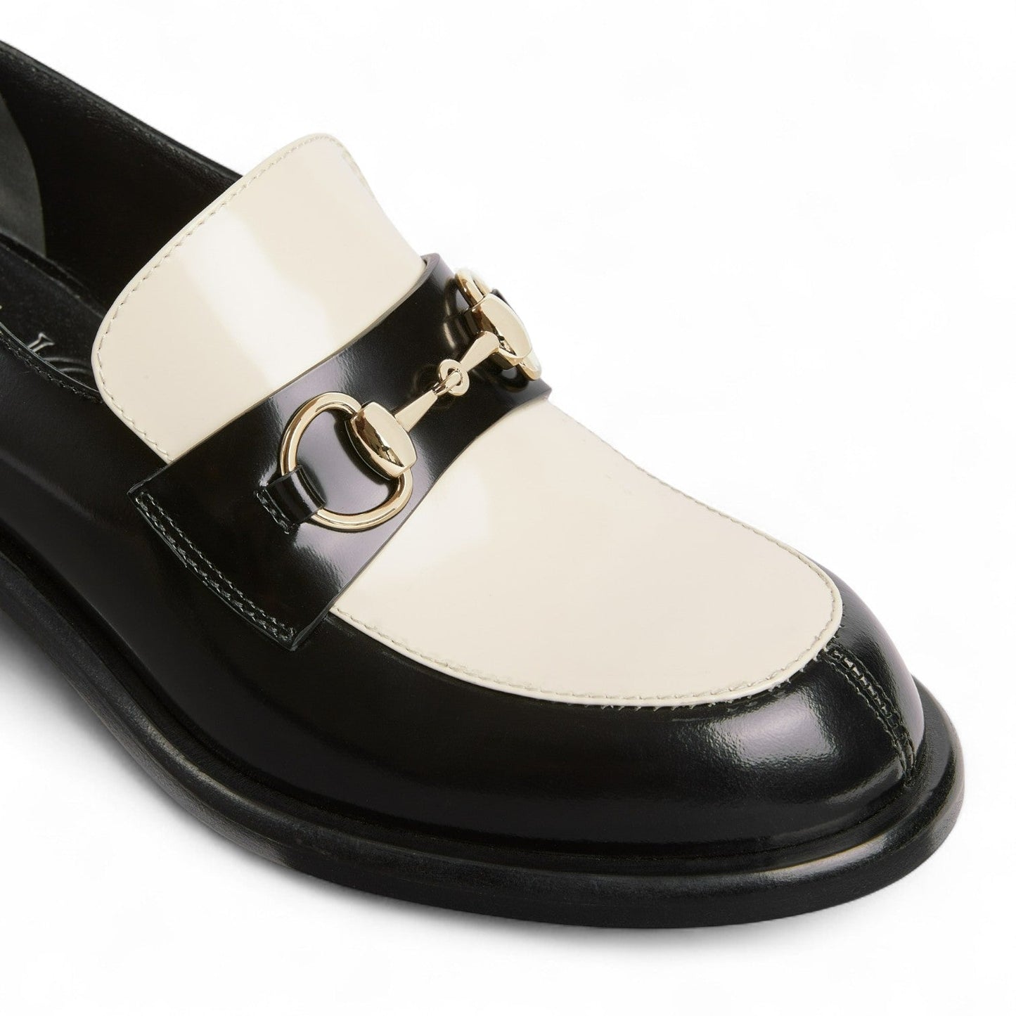 GUCCI WOMEN'S BLACK LOAFER WITH HORSEBIT